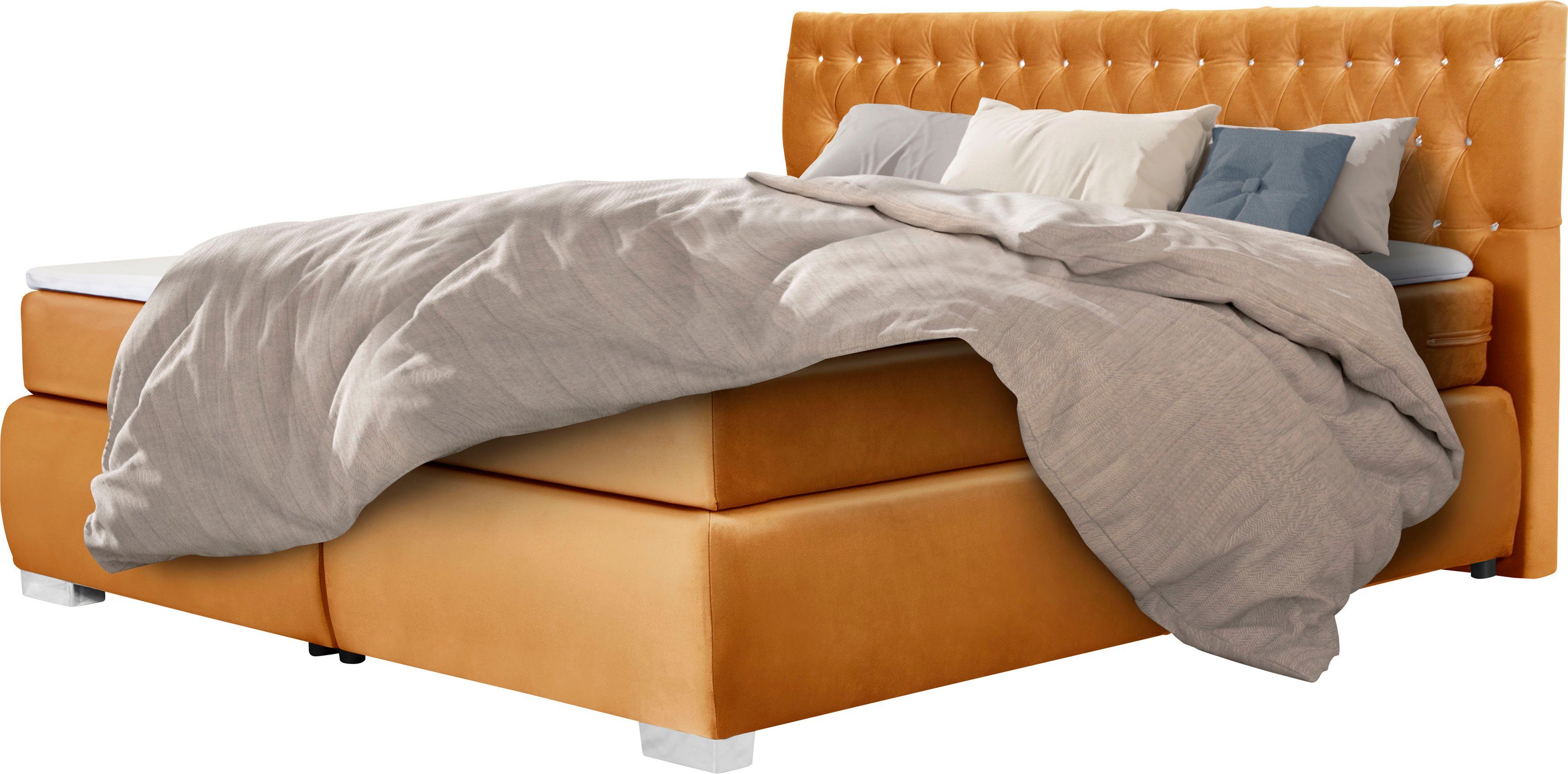 Leonique Boxspring Rumba Pocketveringsmatras in hardheid 3, in 4 breedten, incl. topmatras