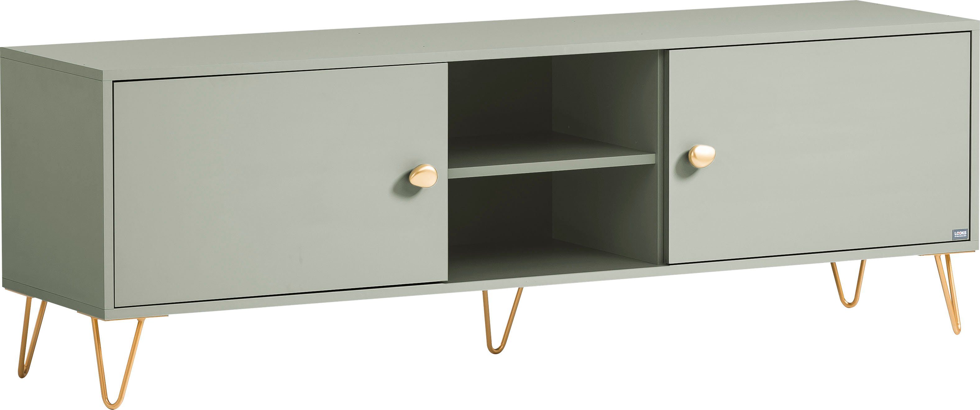 LOOKS BY WOLFGANG JOOP Tv-meubel Looks Organic Met hoogwaardig metalen beslag en soft-closescharnieren