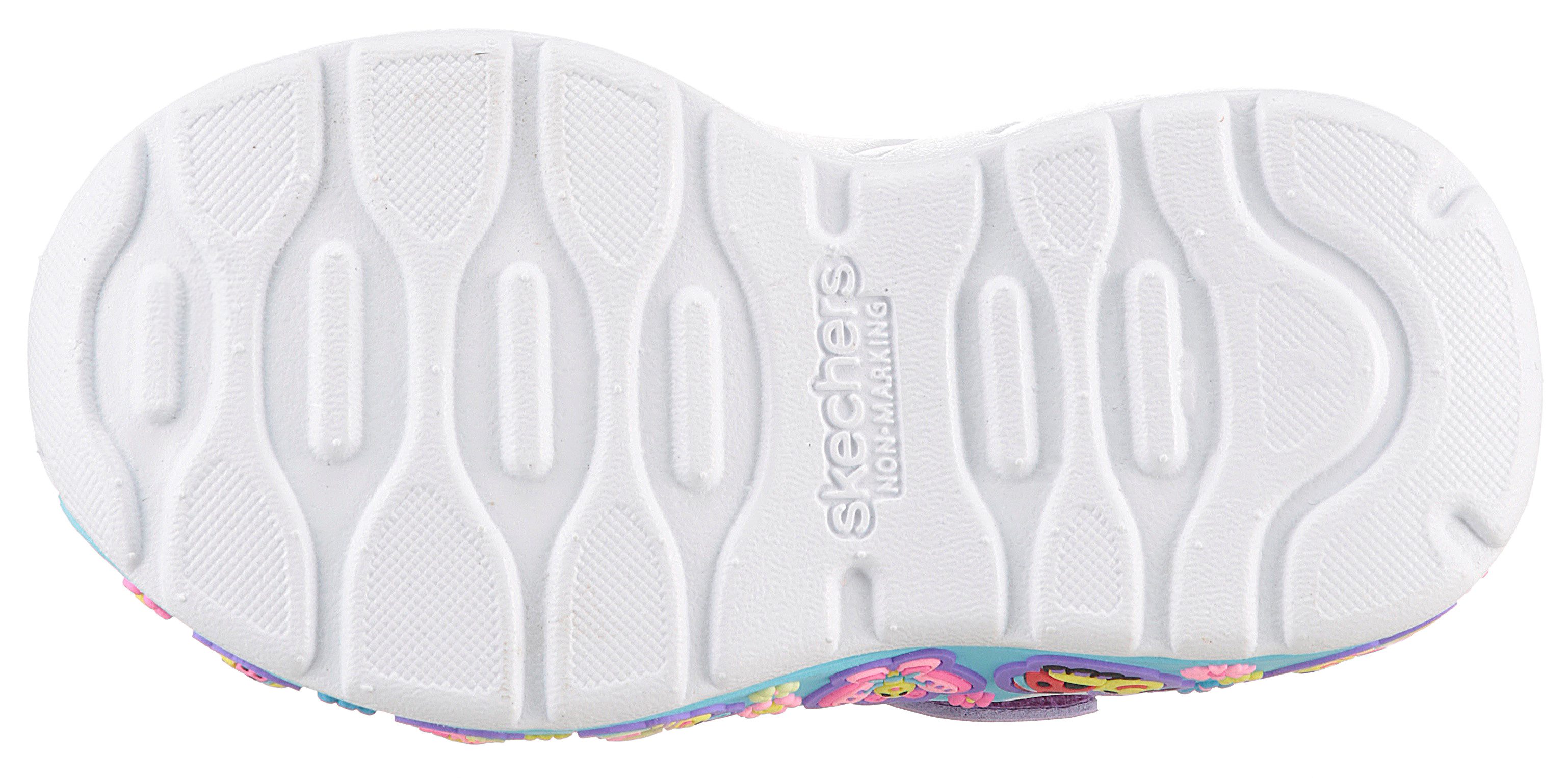 Skechers Babyschoentjes PLAY SCENE-FUN SQUAD , sneaker versierd met kleurrijke motieven, maat sjabloon te downloaden
