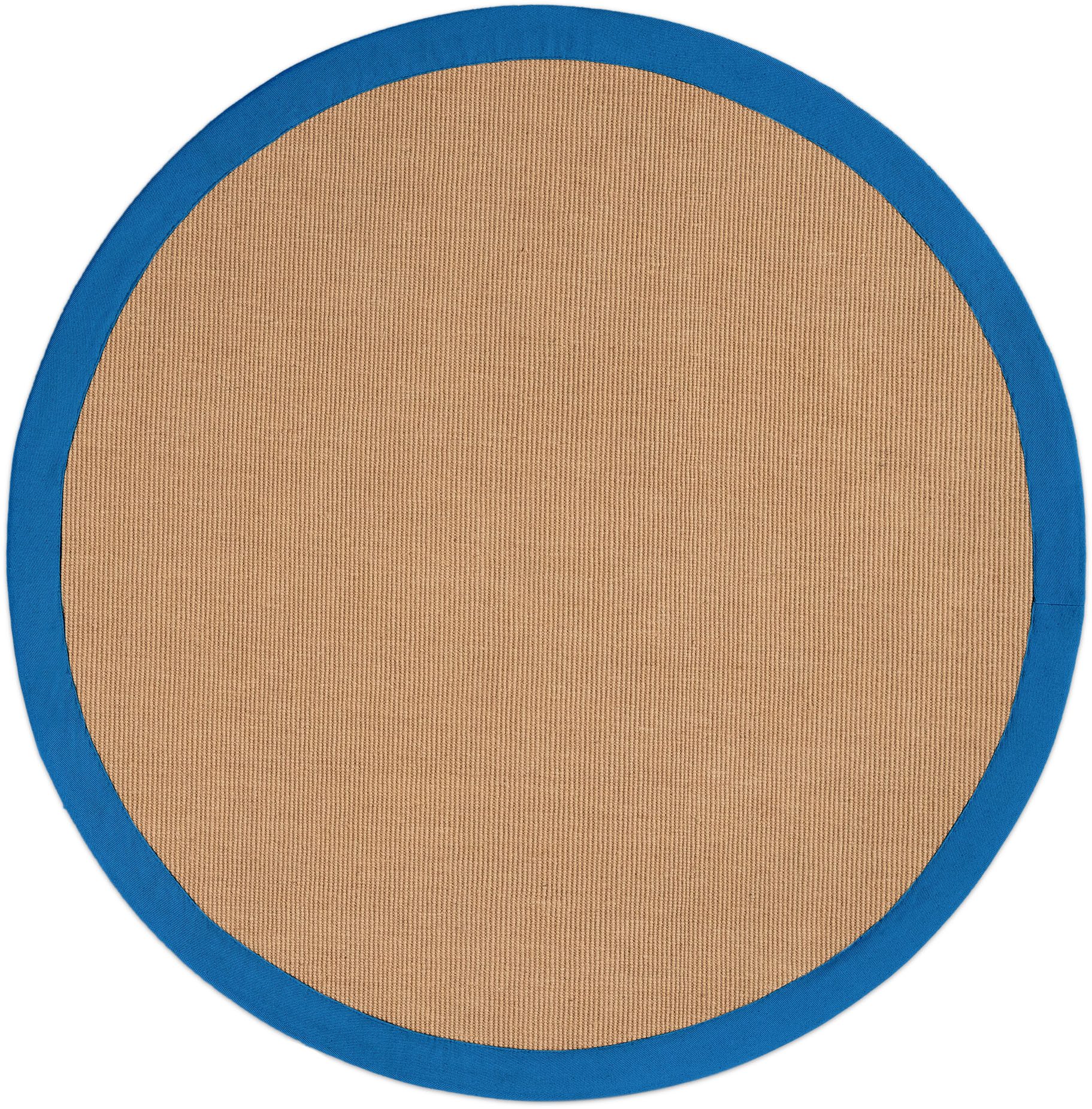 carpetfine Sisalkleed Sisal met gekleurd randdessin, antislip achterzijde