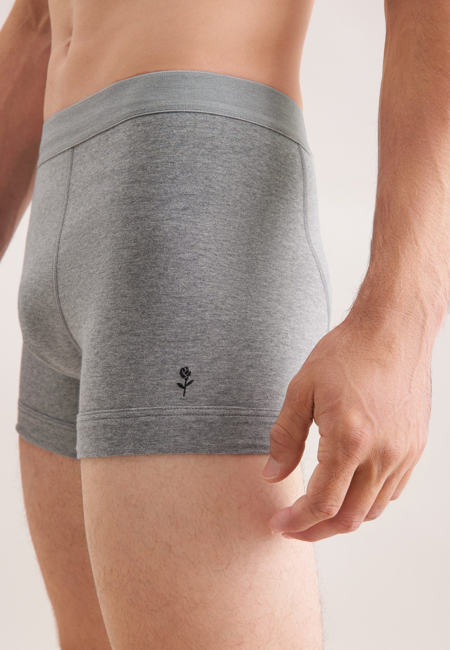 seidensticker Boxershort Zwarte roos Boxershorts uni (set)