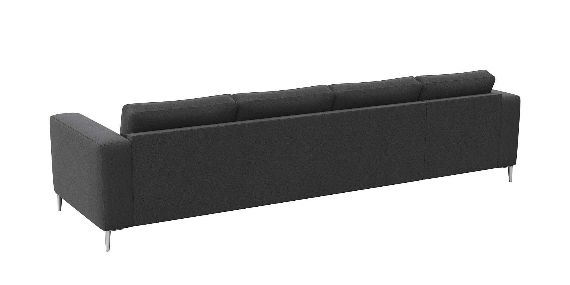 FLEXLUX Hoekbank Fiore, super zitcomfort door koudschuim in de zitting, L-vorm