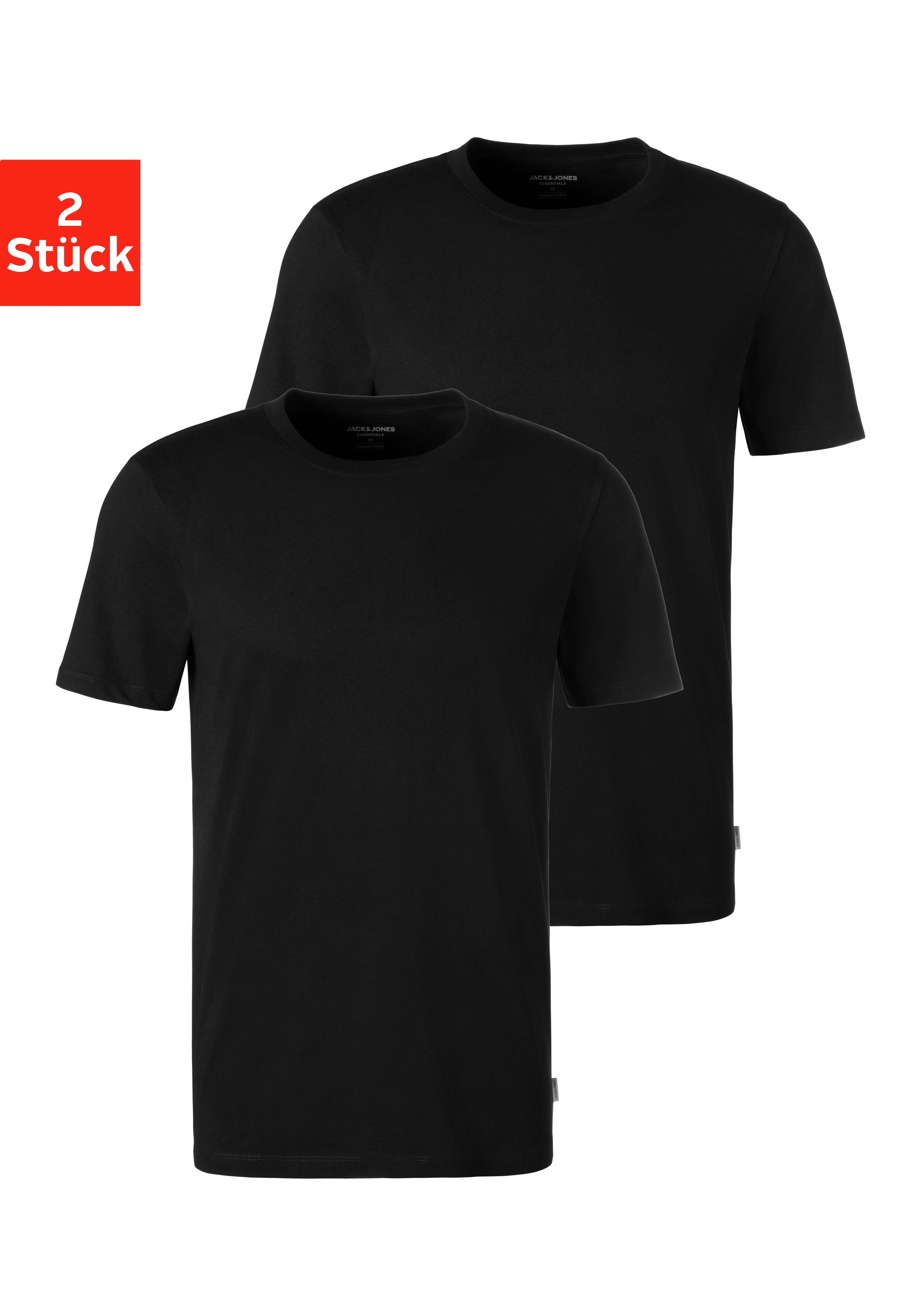 Jack & Jones-t-shirt jacBasic in zwart