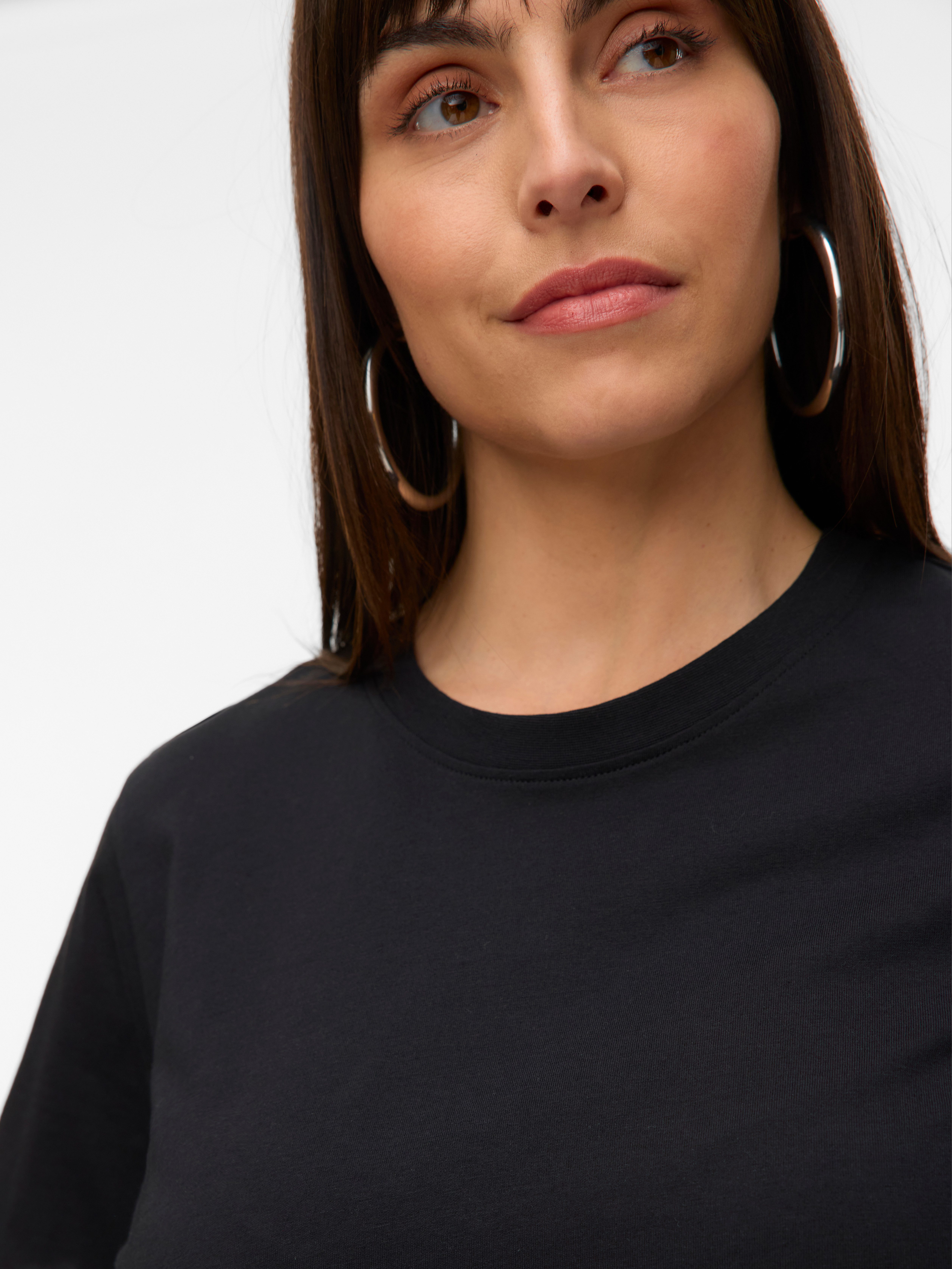 Vero Moda Curve Shirt met korte mouwen VMPAULINA SS T-SHIRT GA JRS NOOS CUR
