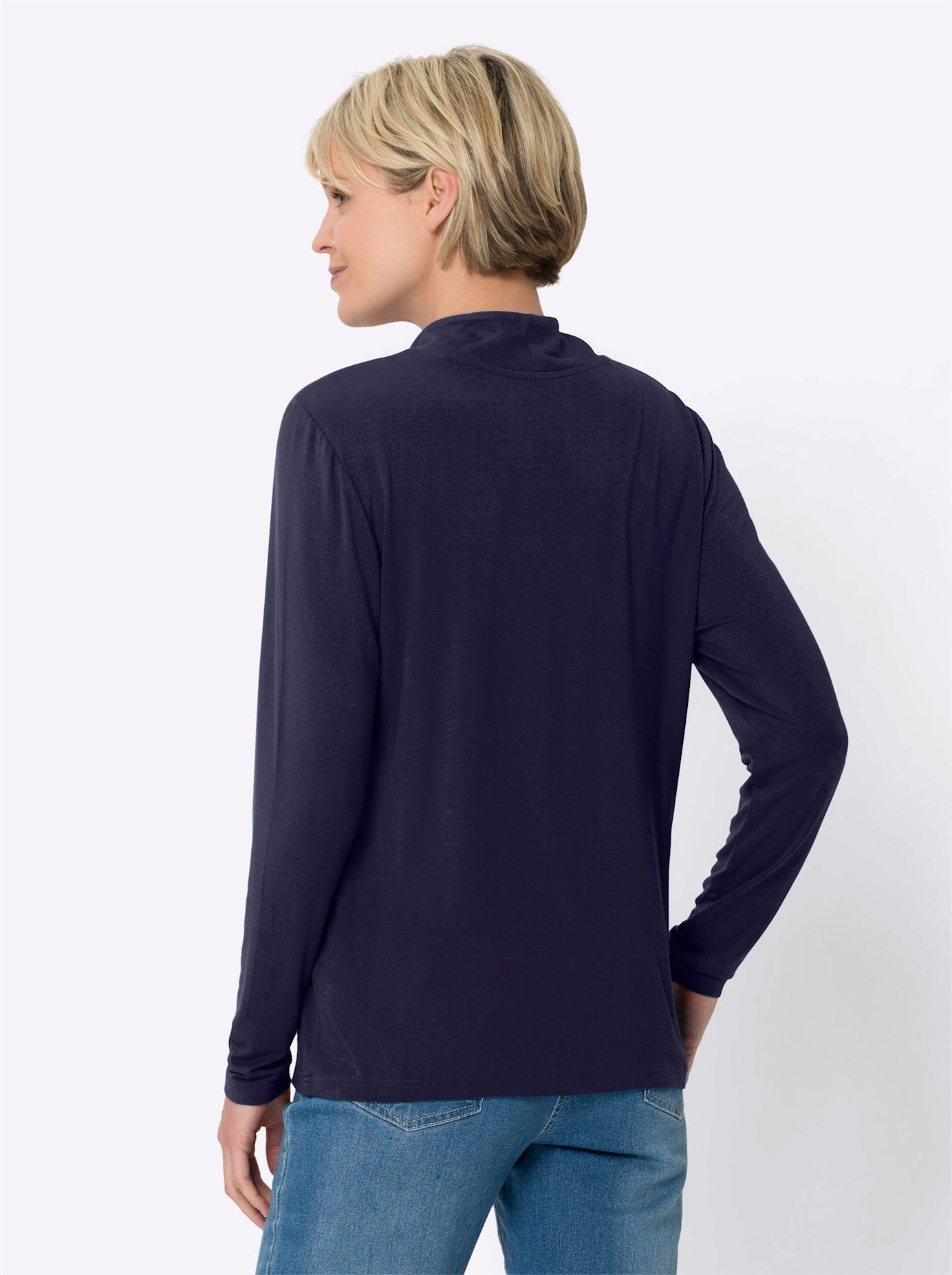 Classic Basics Shirt met staande kraag Shirt met opstaand kraagje (1-delig)
