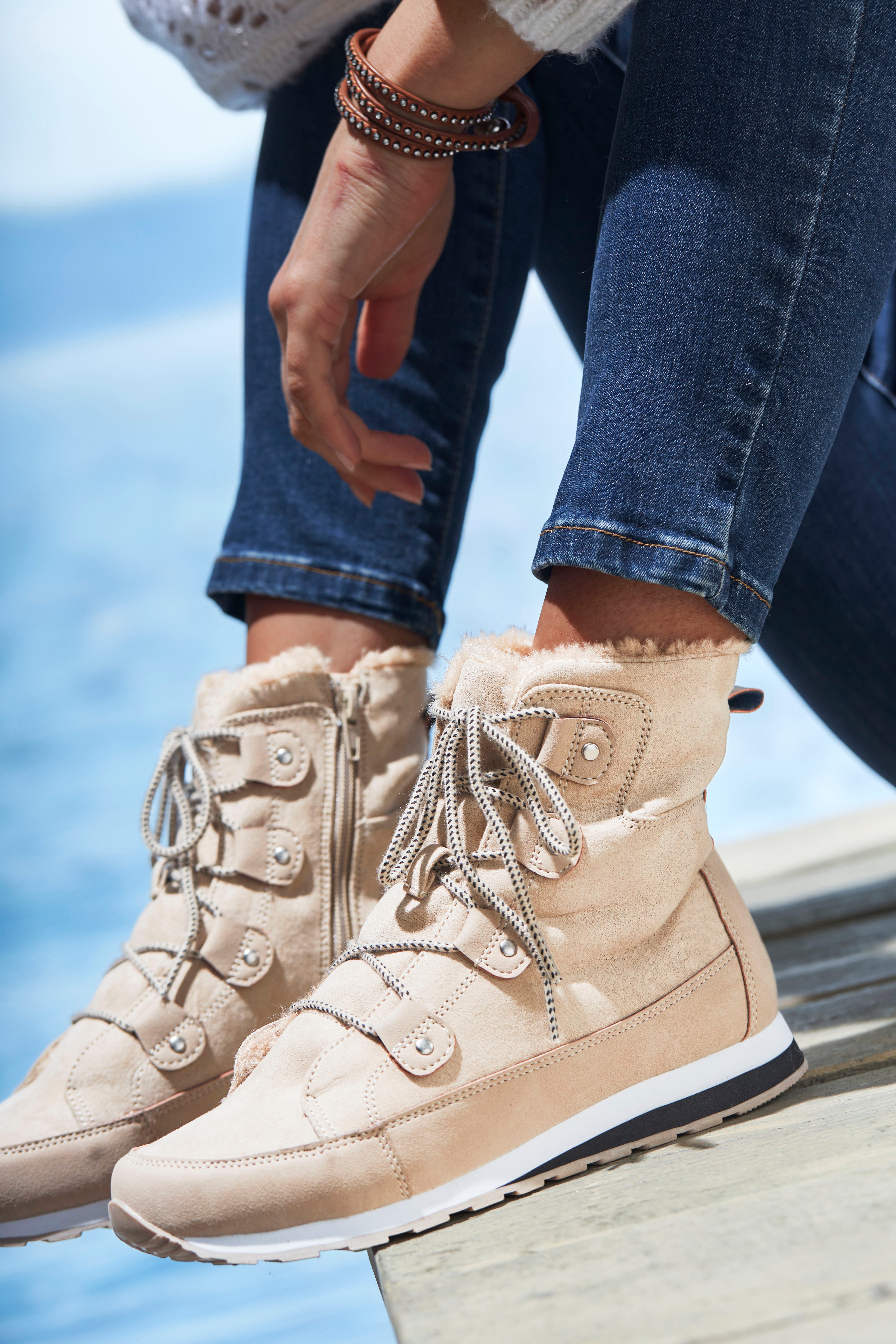 Vivance Laarsjes met warm voering, winterlaarzen, laarzen, boots vegan