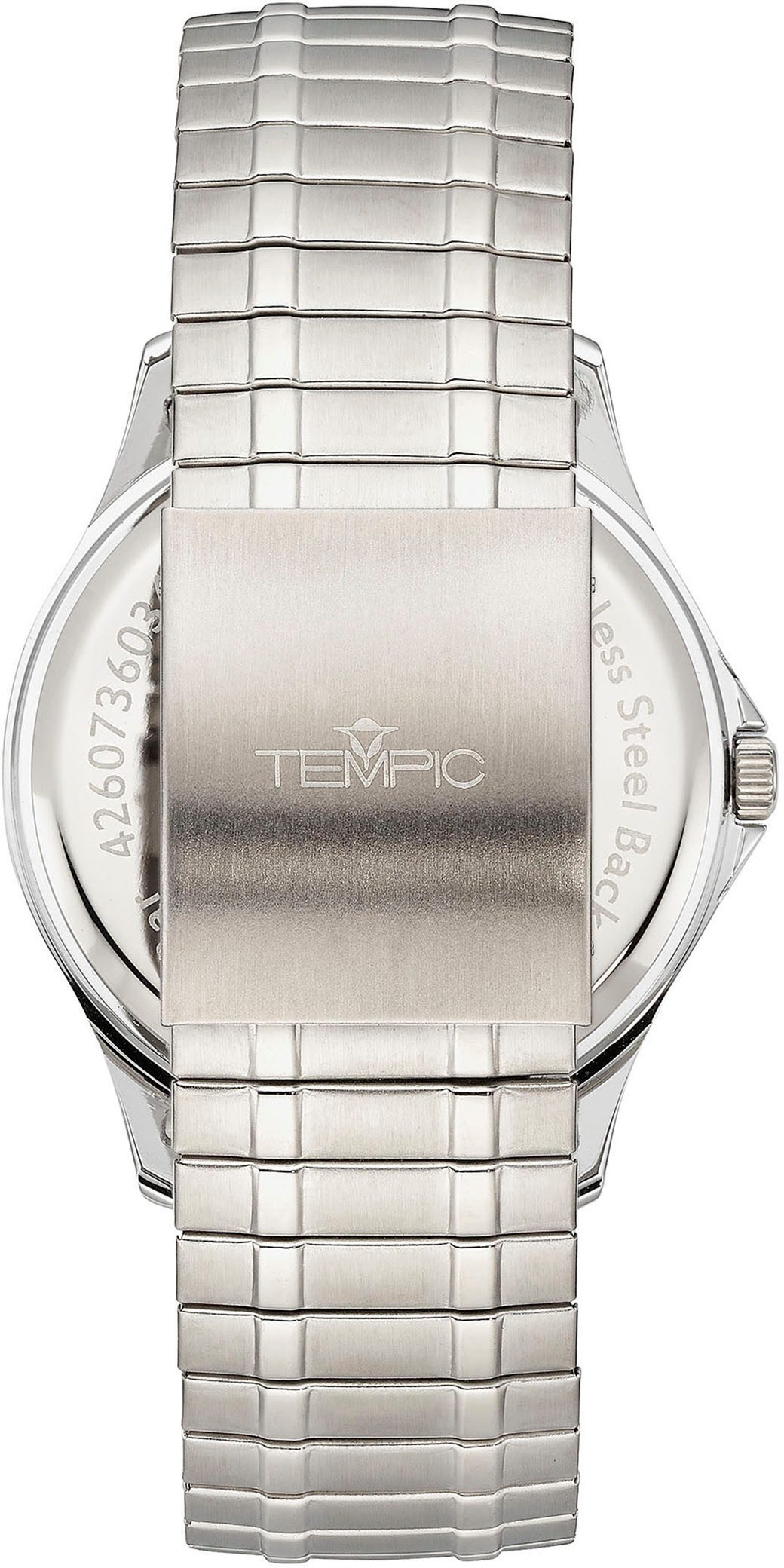 Tempic Kwartshorloge Horloge, herenhorloge, analoog, flexband, trekband