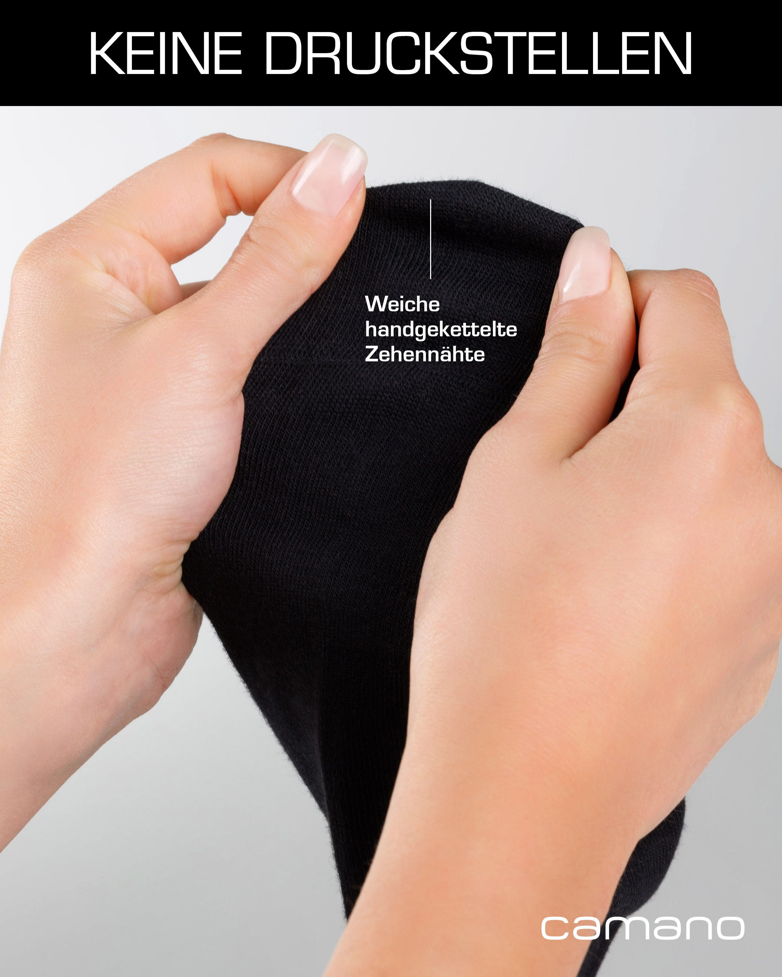 Camano Korte sokken CA-Soft met een hoog katoengehalte (set 7 paar)