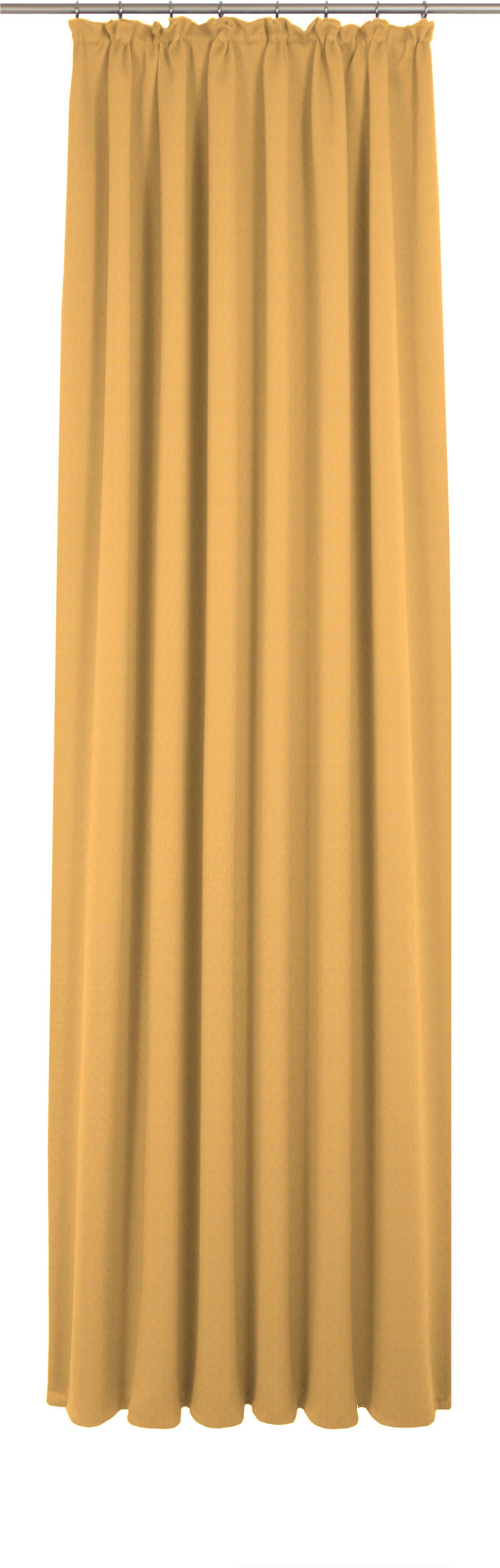 Wirth Gordijn Uni Collection (1 stuk) vitrage maat 142 cm x 345 cm geel