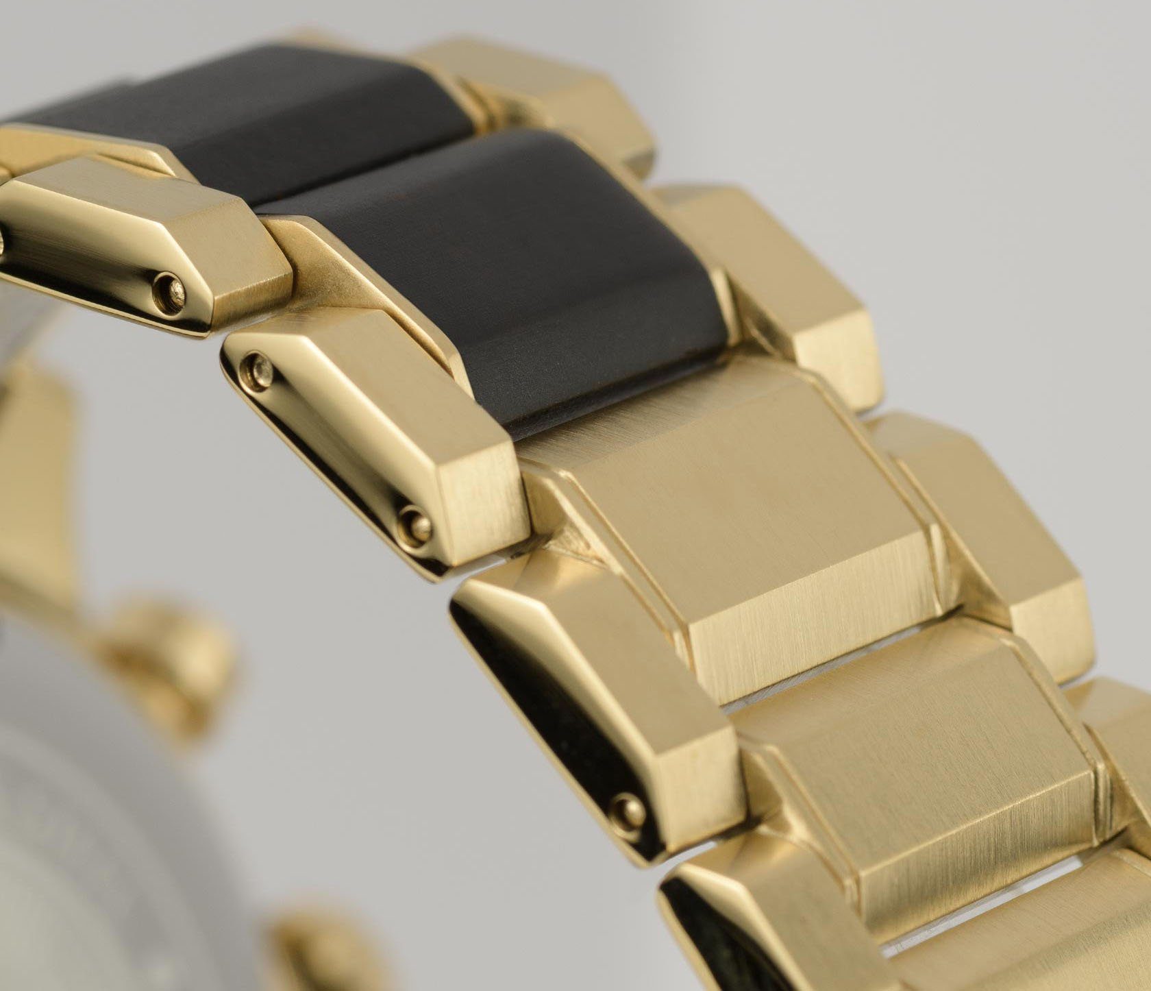 Jacques Lemans Solarhorloge Eco Power, 1-2115L Horloge, herenhorloge, datum, stopwatchfunctie, houten wijzerplaat