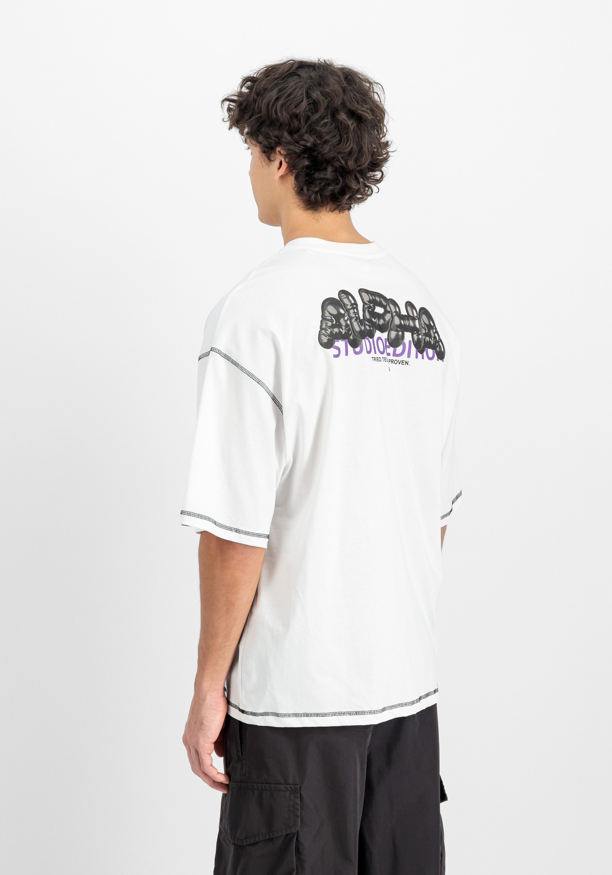 Alpha Industries T-shirt Alpha Industries Men - T-Shirts Studio Bubble Backprint T-Shirt