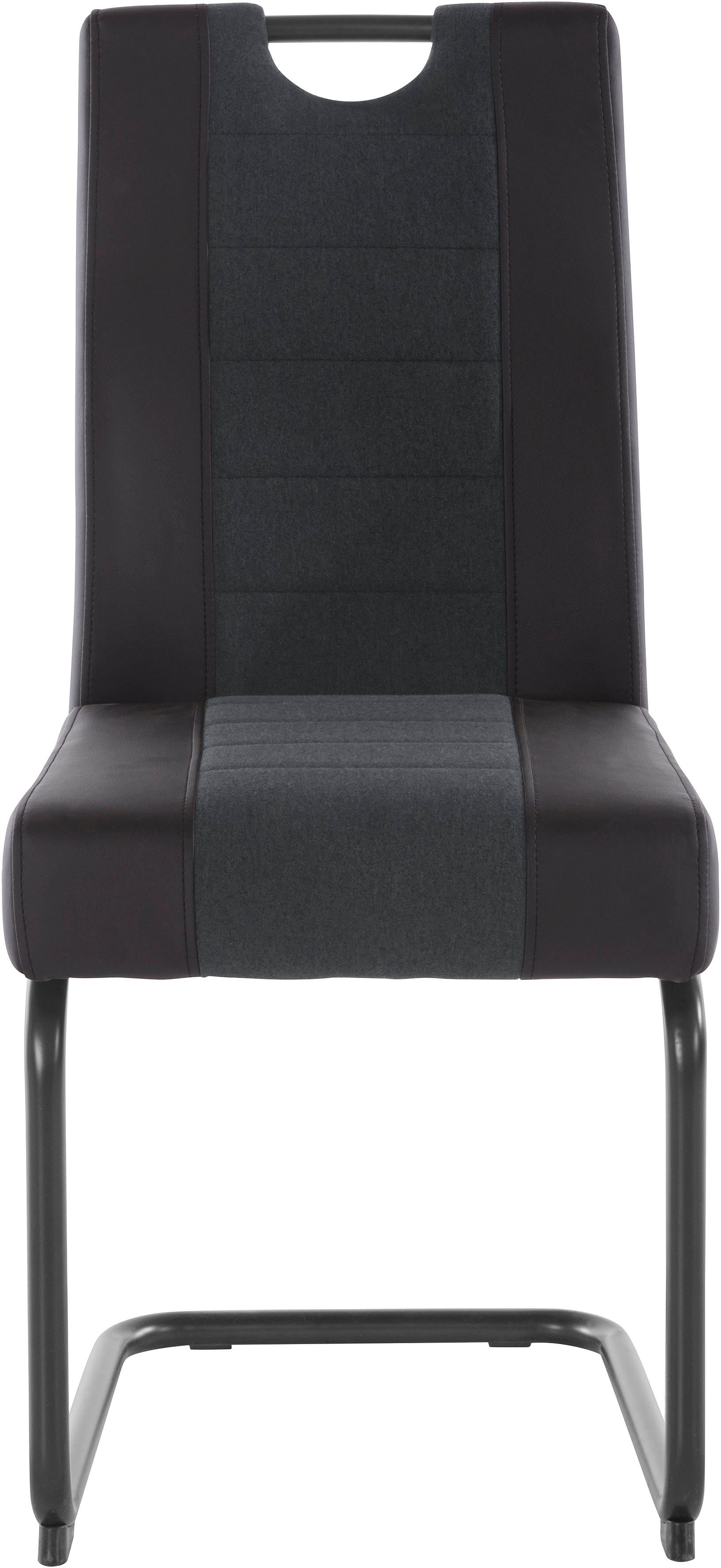 HELA Eetkamerstoel Erika S 2 of 4 stuks, comfortabele bekleding met binnenvering, sledestoel (set)