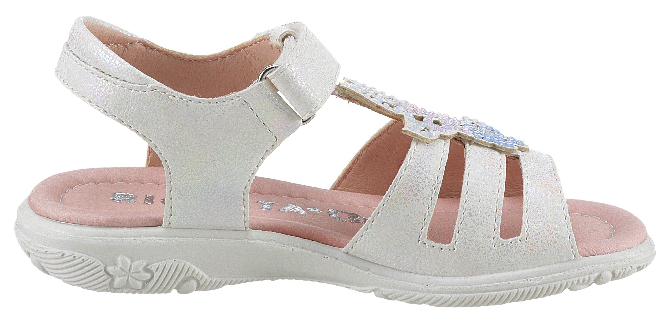 Ricosta Sandalen Celina WMS: midden , zomerschoen, klittenbandschoen, sandaal, met glittersteentjes