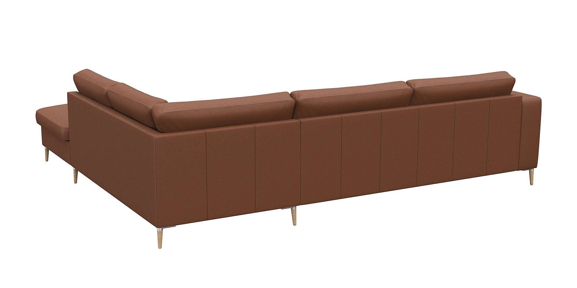 FLEXLUX Hoekbank Fiore, zitconstructie met hoogwaardig koudschuim voor meer zitcomfort