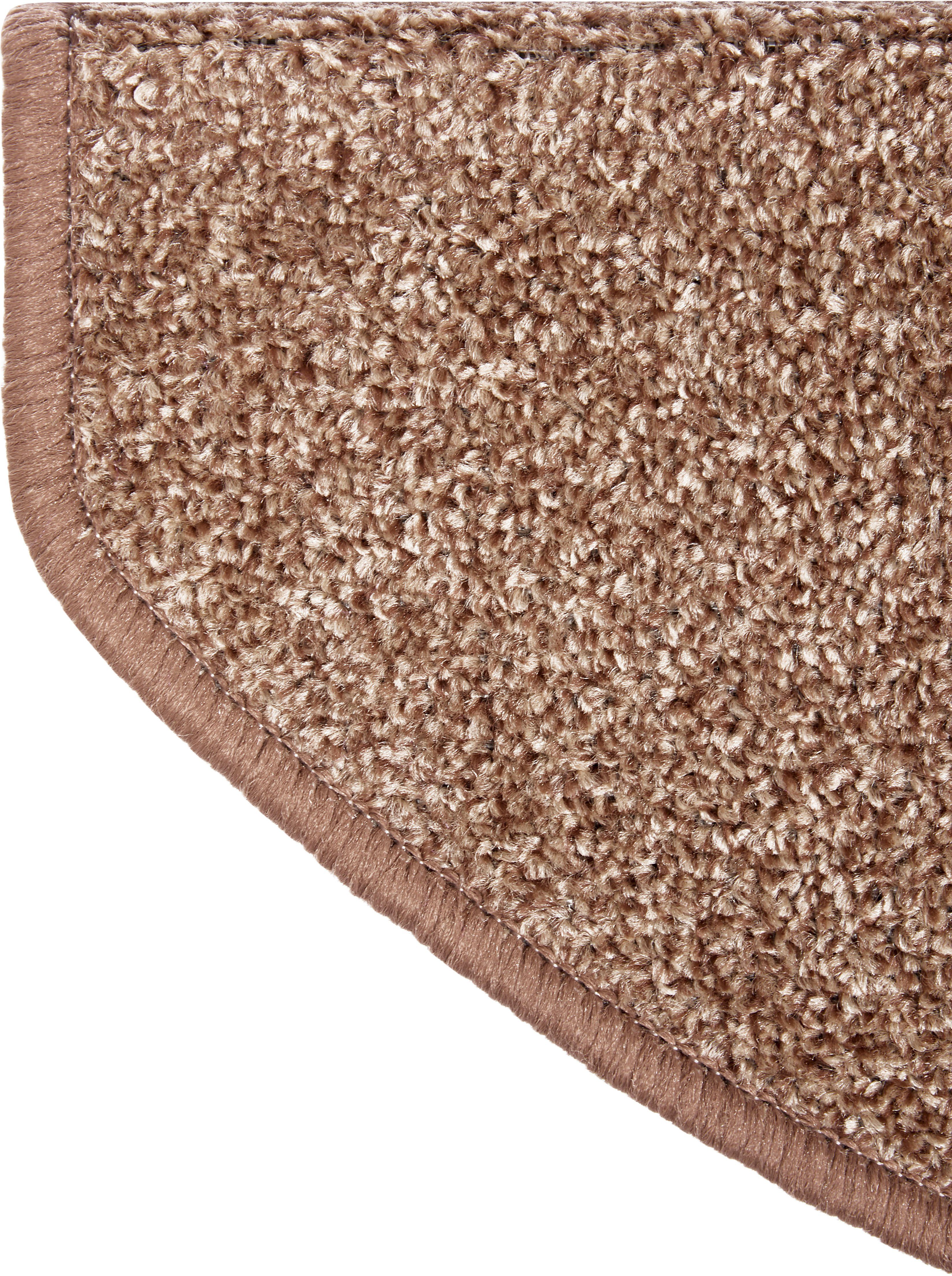 Hanse Home Exclusiv Tredemat Liberty Uni, robuust, volle kleuren, mêlee, trap, afgehecht, 15-delige set
