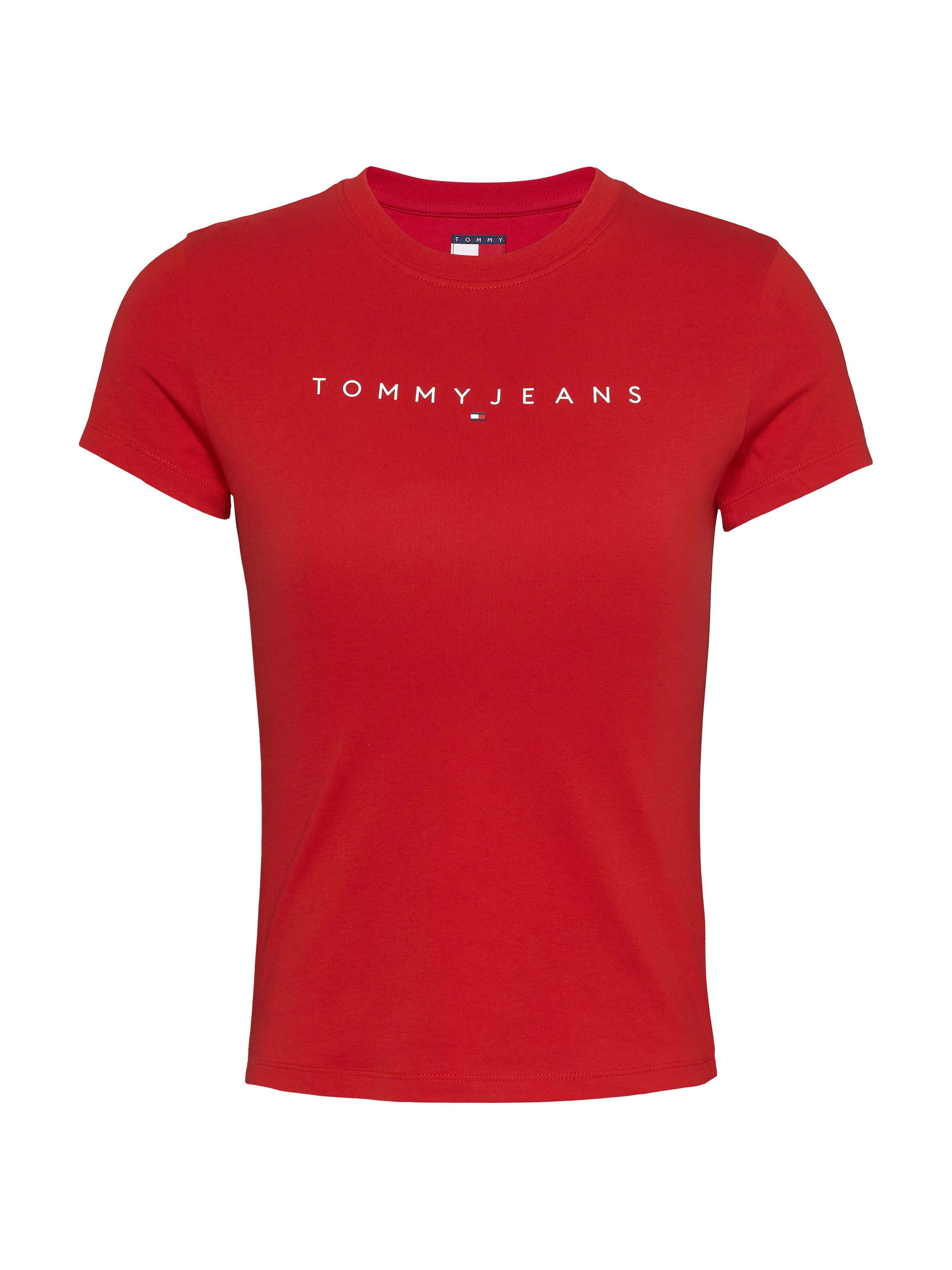 Tommy Jeans Curve T-shirt TJW SLIM LINEAR TEE EXT