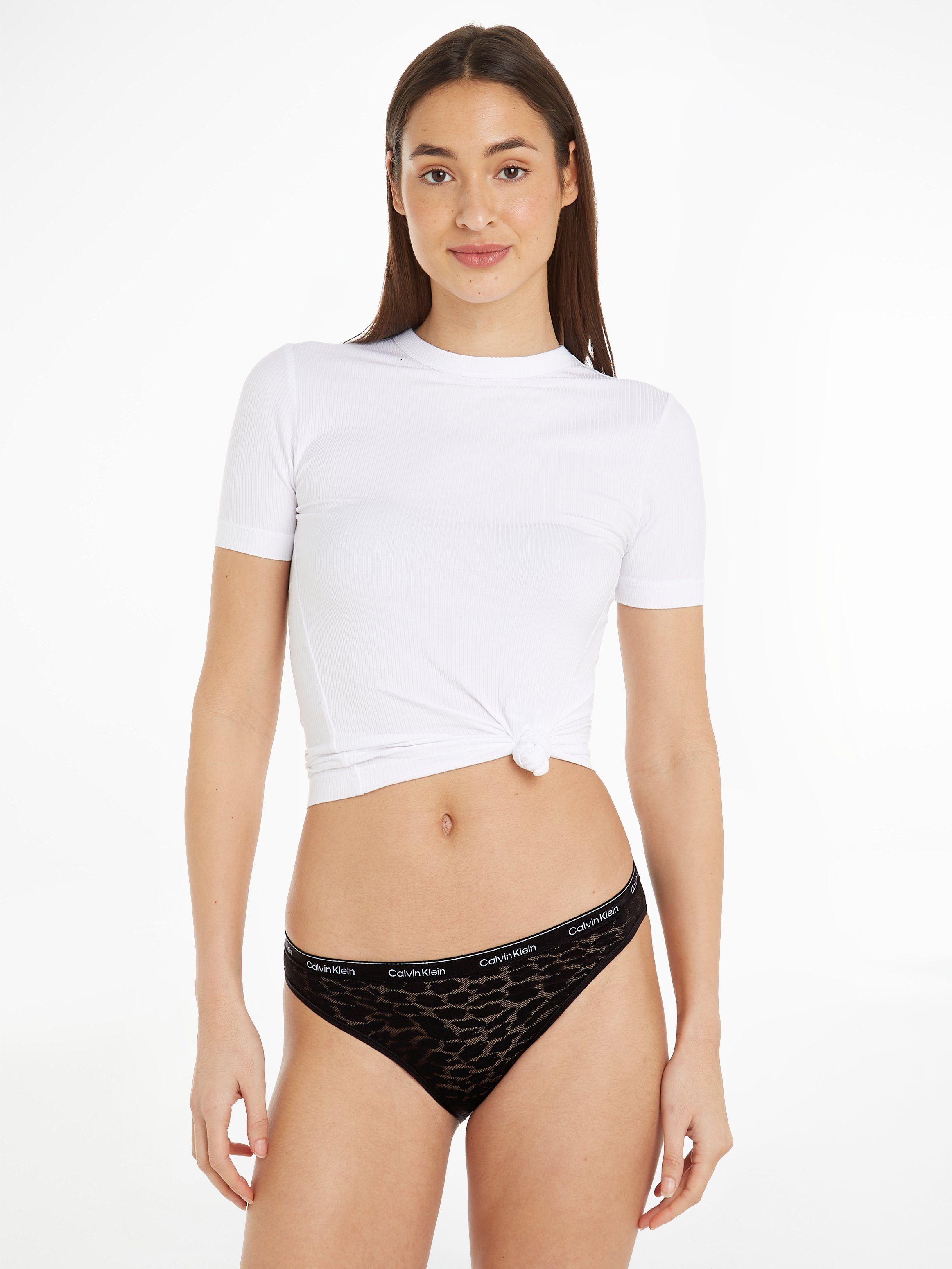 Calvin Klein Bikinibroekje 3 PACK BIKINI (LOW-RISE) met ck-logo op de tailleband (3 stuks)