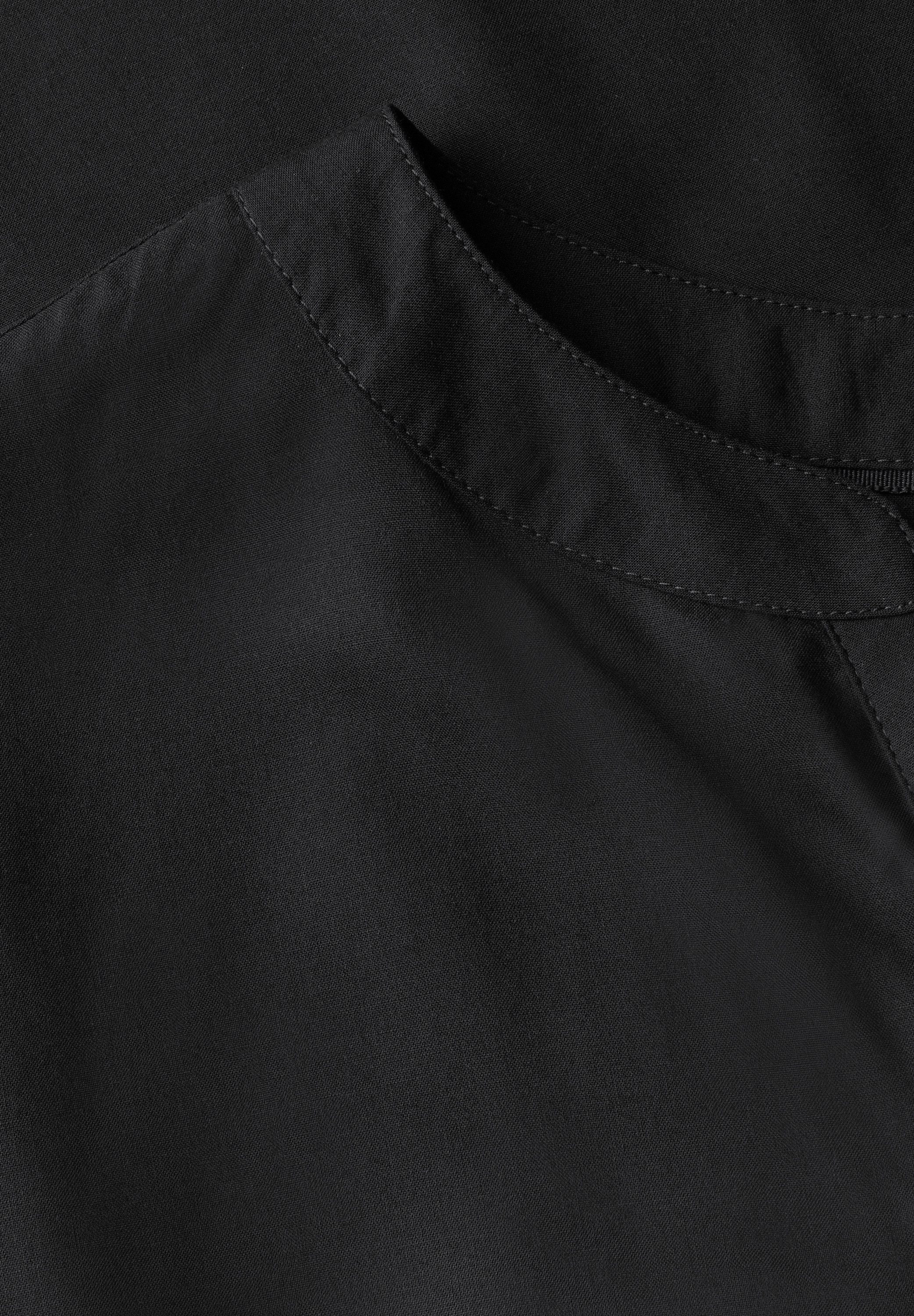 STREET ONE Blouse met korte mouwen Hals met split