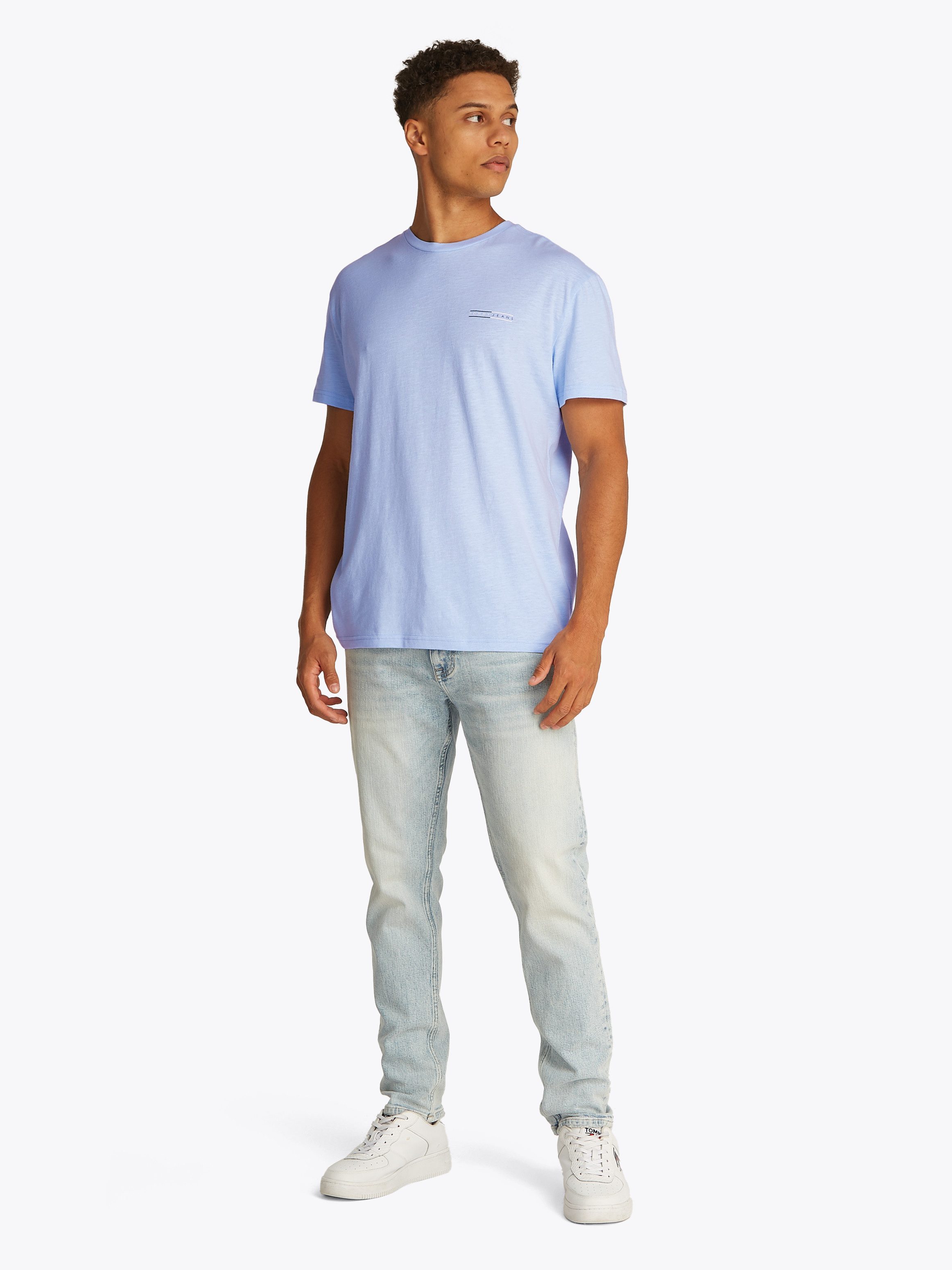TOMMY JEANS Shirt met korte mouwen TJM REG GRAPHIC SLUB TEE EXT