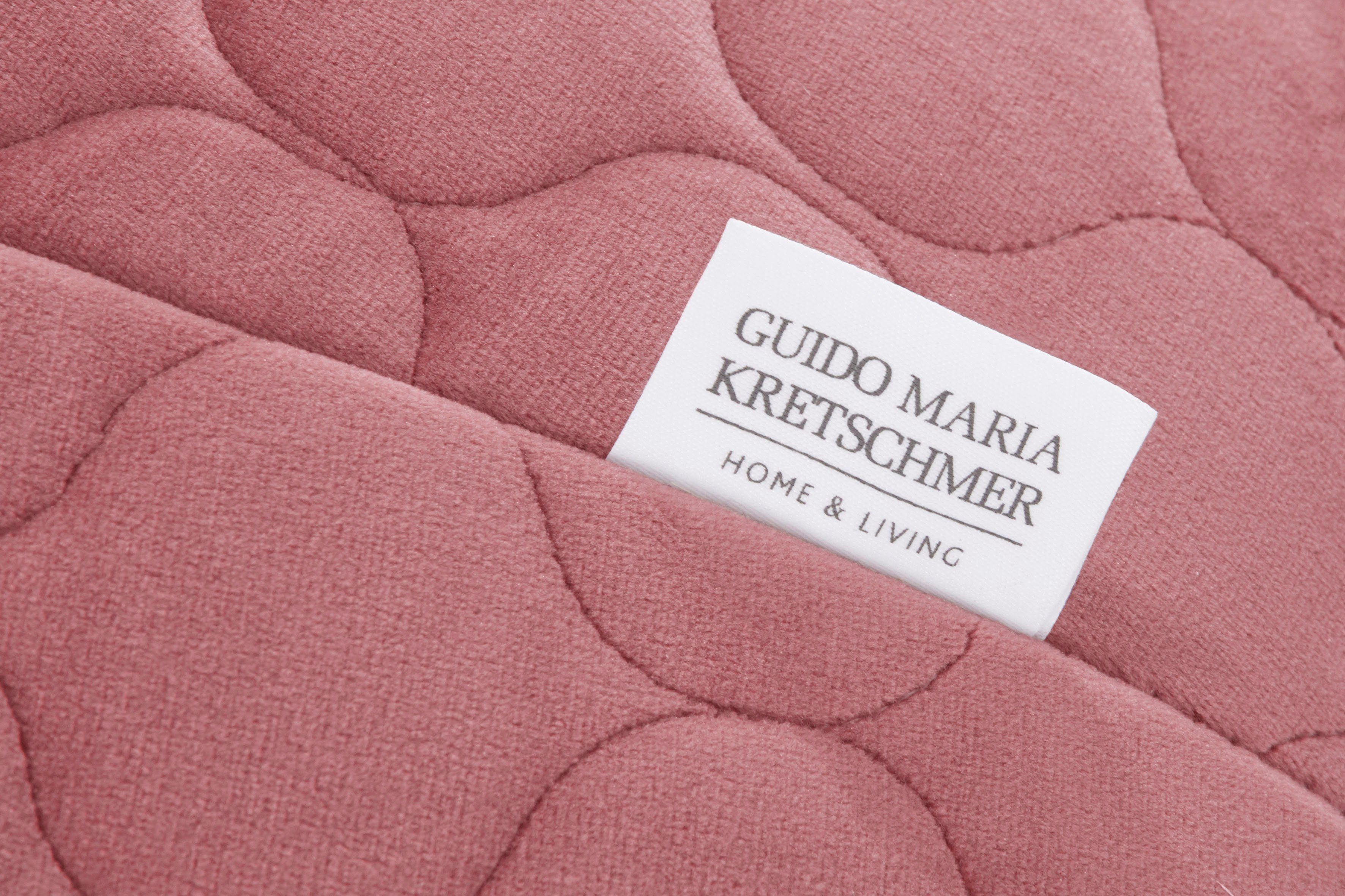 Guido Maria Kretschmer Home&Living Fauteuil Oradea cocktailstoel met elegante stiksels op achterzijde van de rugleuning