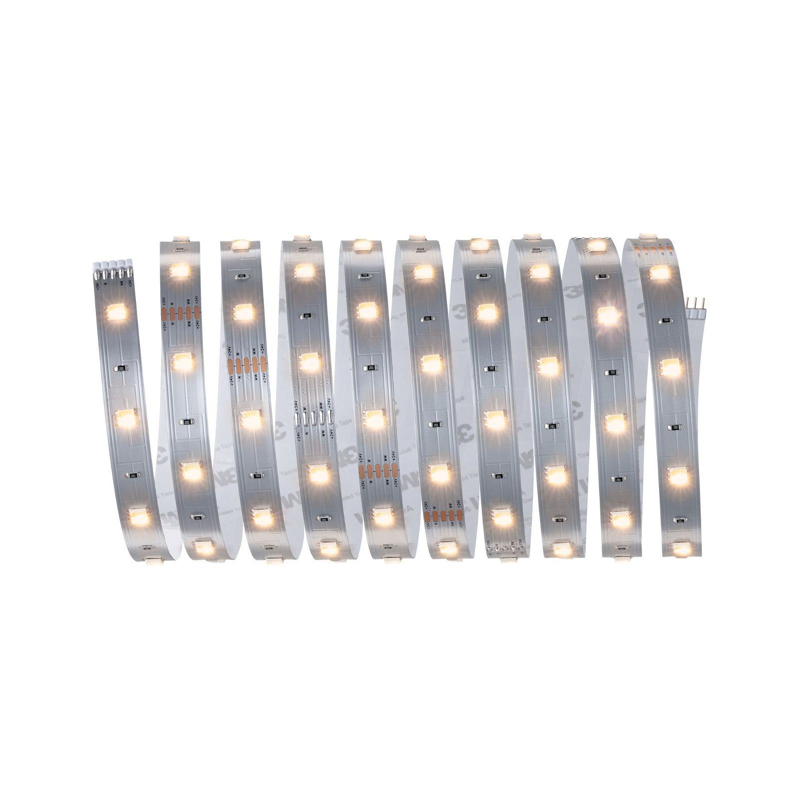 Paulmann Led-strepen MaxLED 250 Basisset 3m IP20 2700-6500K 11W 230/24V 24VA zilverkleur (1 stuk)