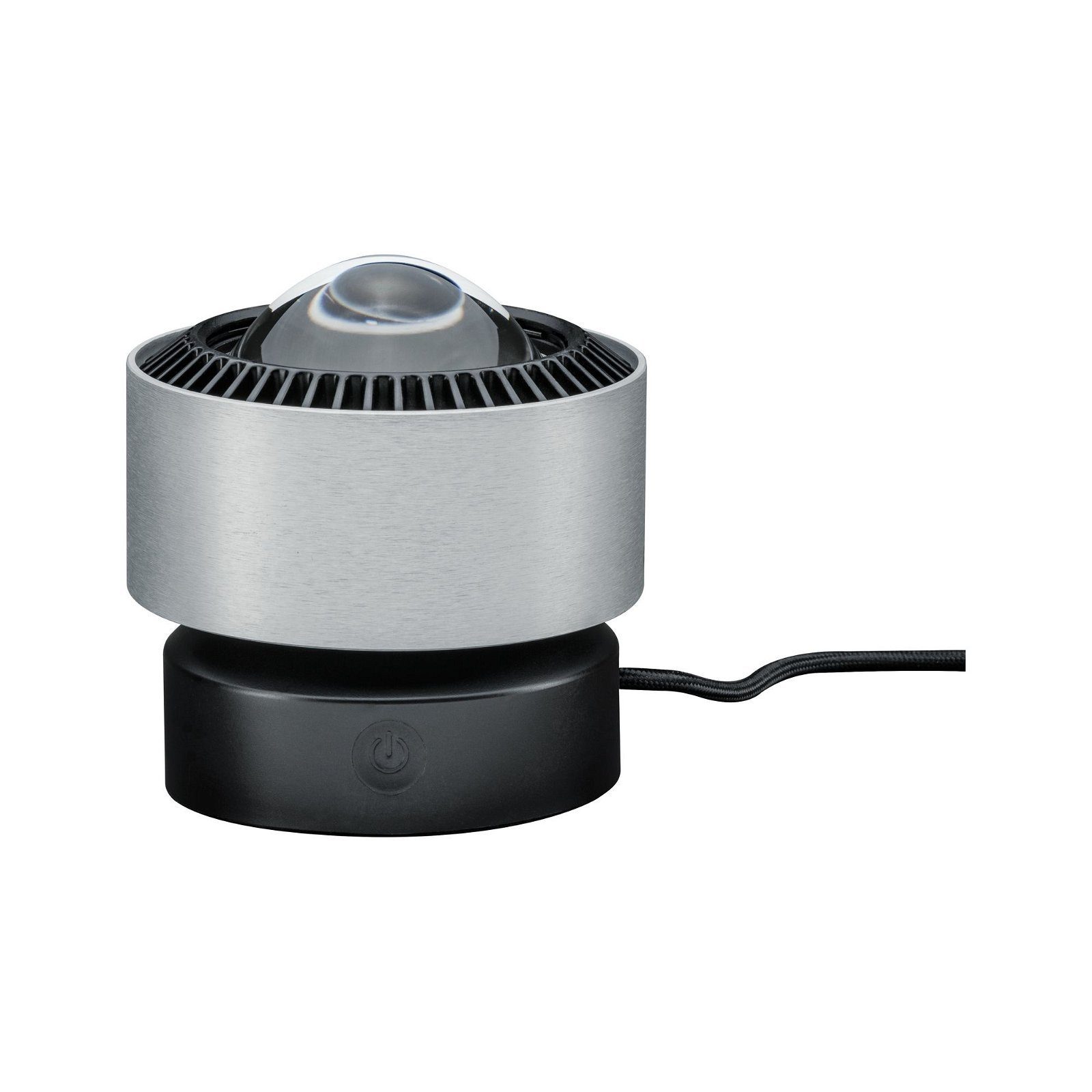 Paulmann Led-tafellamp Aldan 1x3,5W zwart/alu geborsteld 230V aluminium (1 stuk)