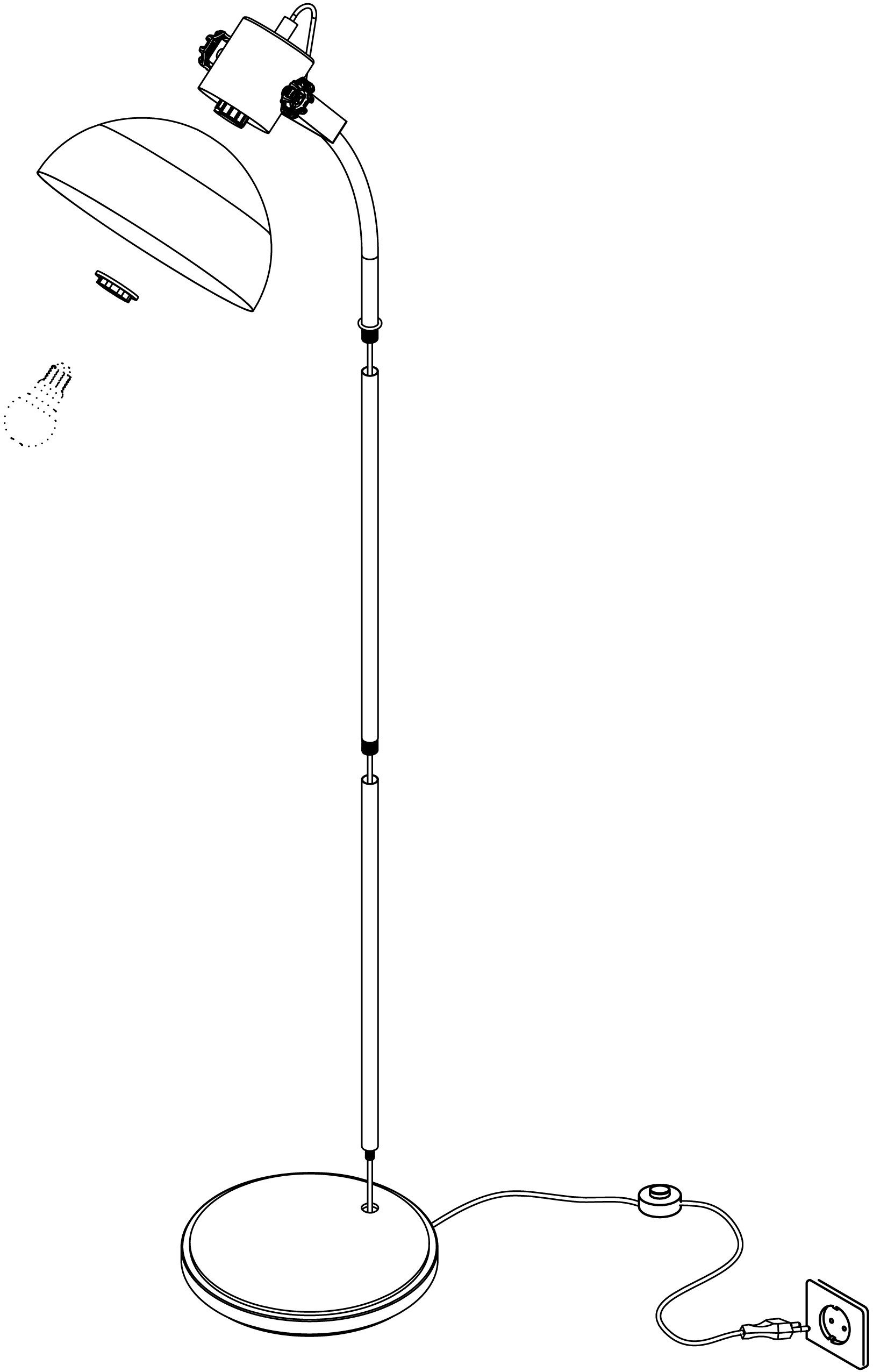 EGLO Staande lamp LUBENHAM