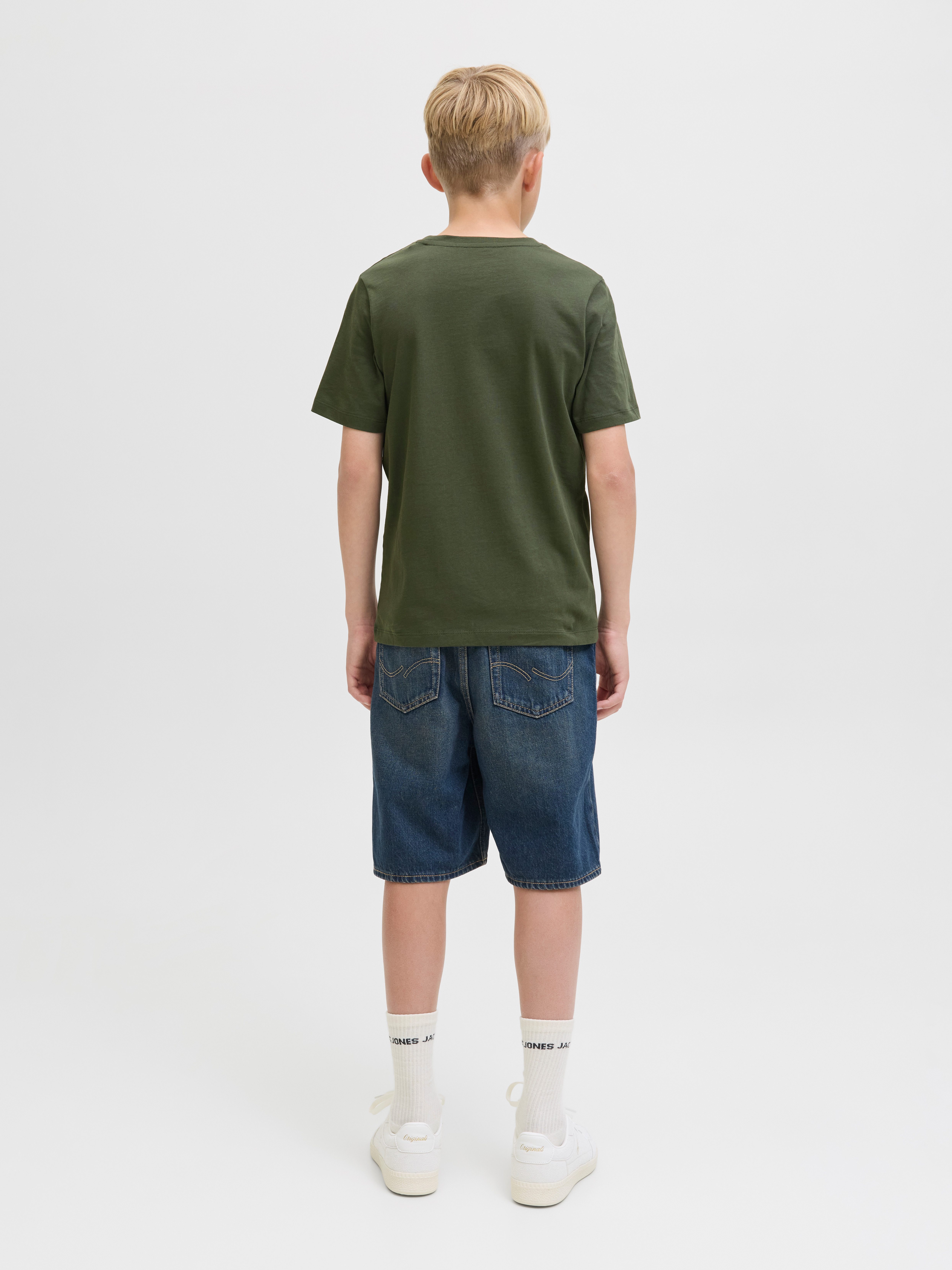 Jack & Jones Junior T-shirt JJELOGO TEE SS ONECK 2 COL AW25 NOOS JNR