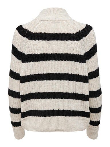 Only Trui met staande kraag ONLLEISE FREYA LS ZIP HIGH NECK KNT NOOS