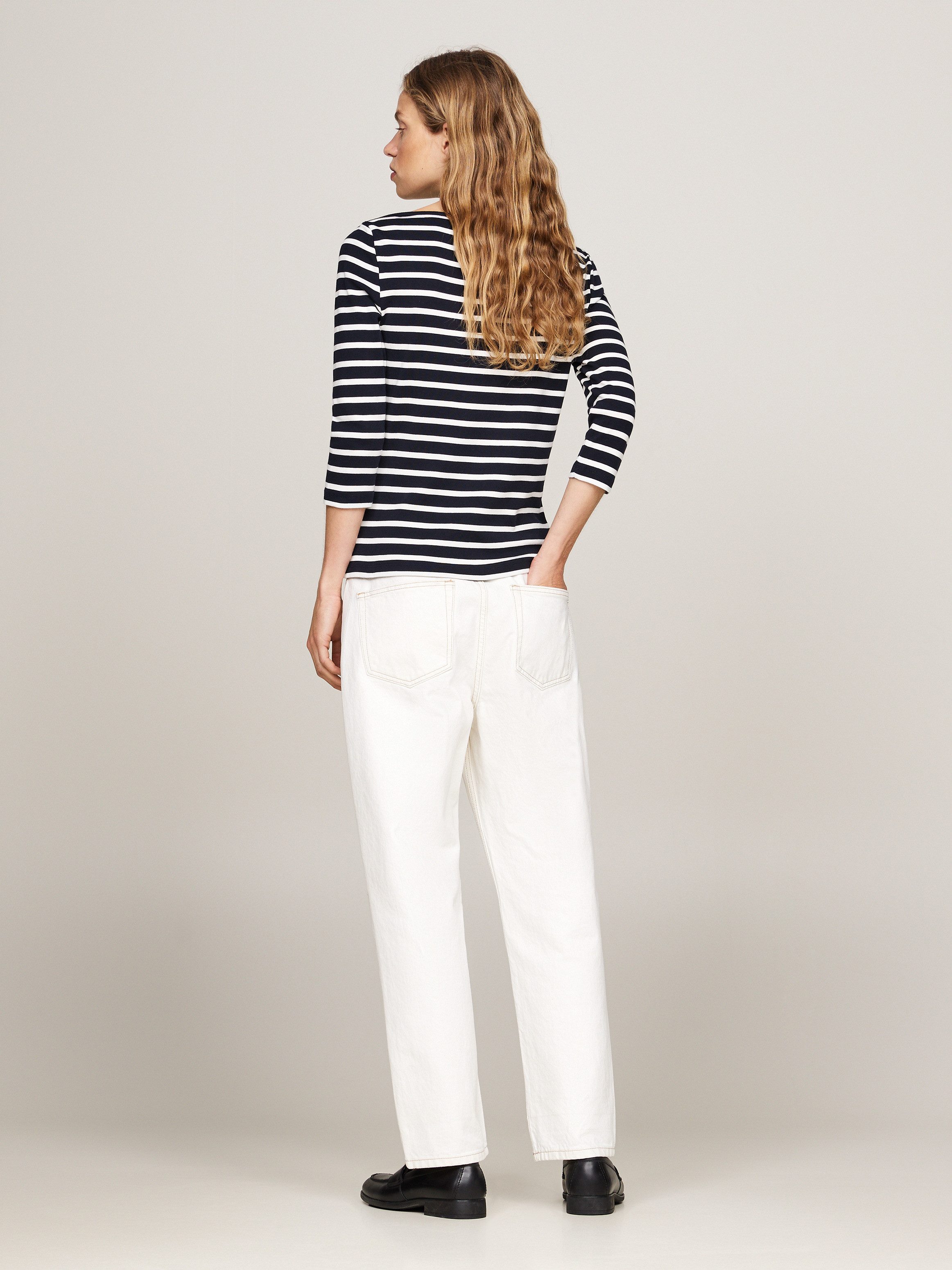 Tommy Hilfiger Shirt met 3/4 mouwen NEW CODY SLIM BOAT-NK 3/4SLV