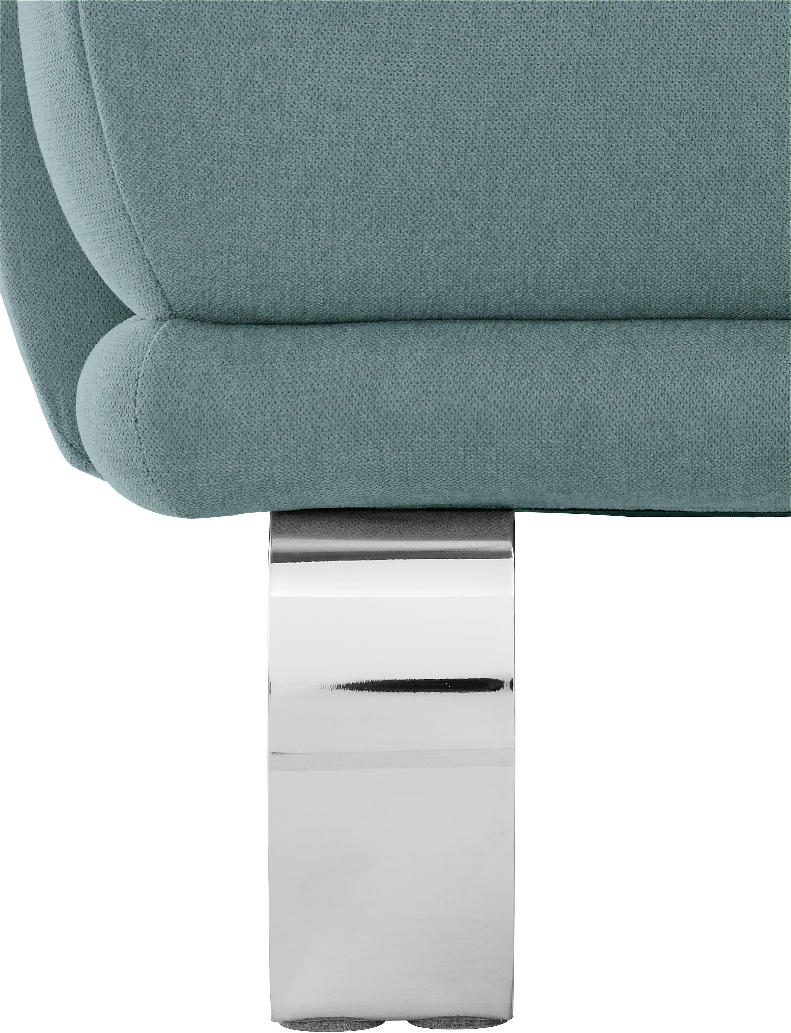 TRENDMANUFAKTUR Hoekbank Cecilia II, in Italiaans design, comfortabel, hoog zitcomfort, L-vorm