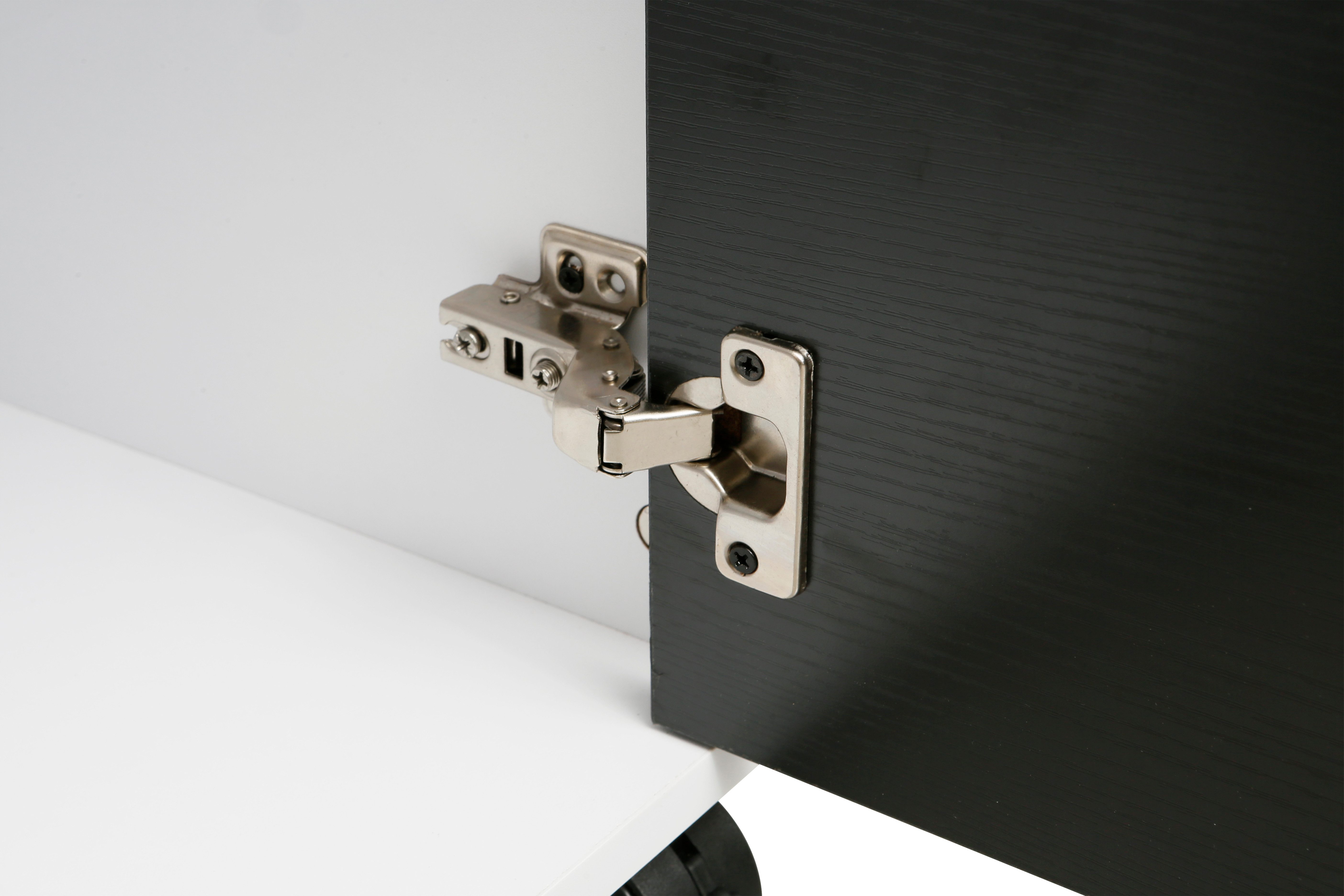 INOSIGN Kastje op wieltjes Korpo Metalen frame, push-to-open, vergrendelbare wielen, breedte 40 cm
