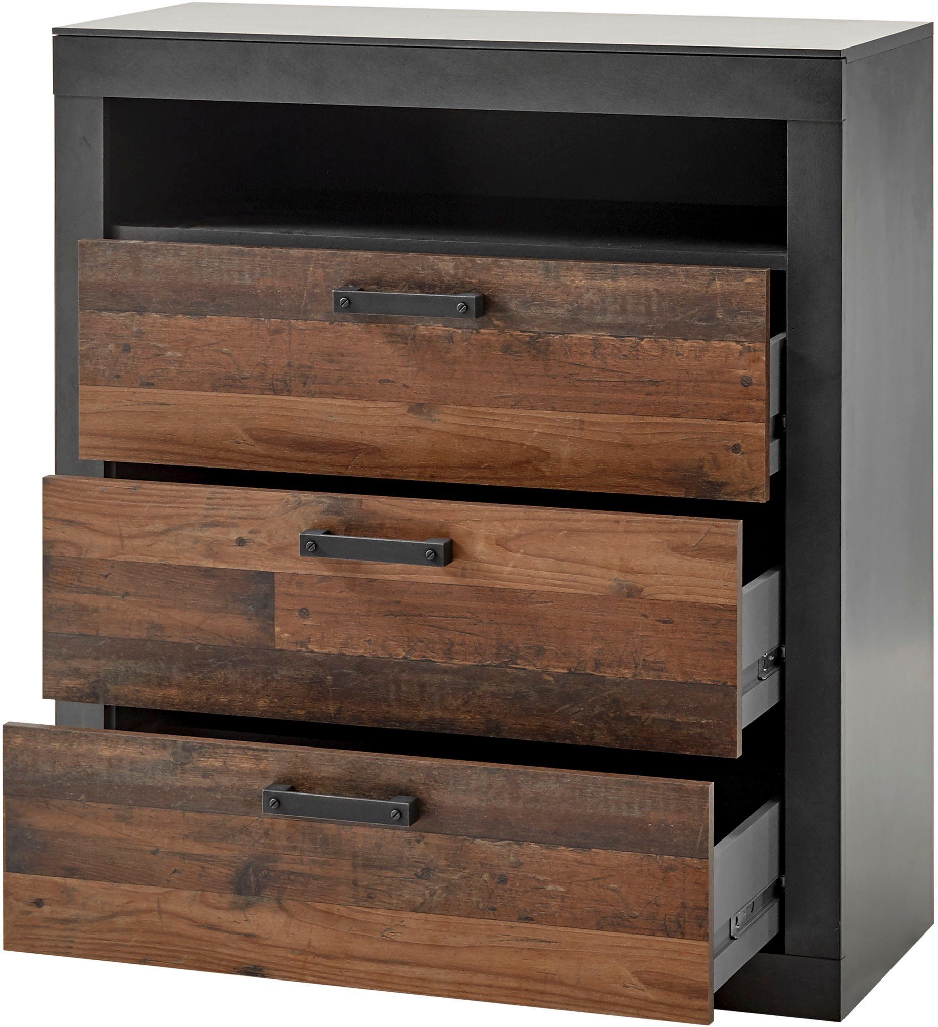 Home affaire Ladekast Brooklyn in een decoratieve frame-look