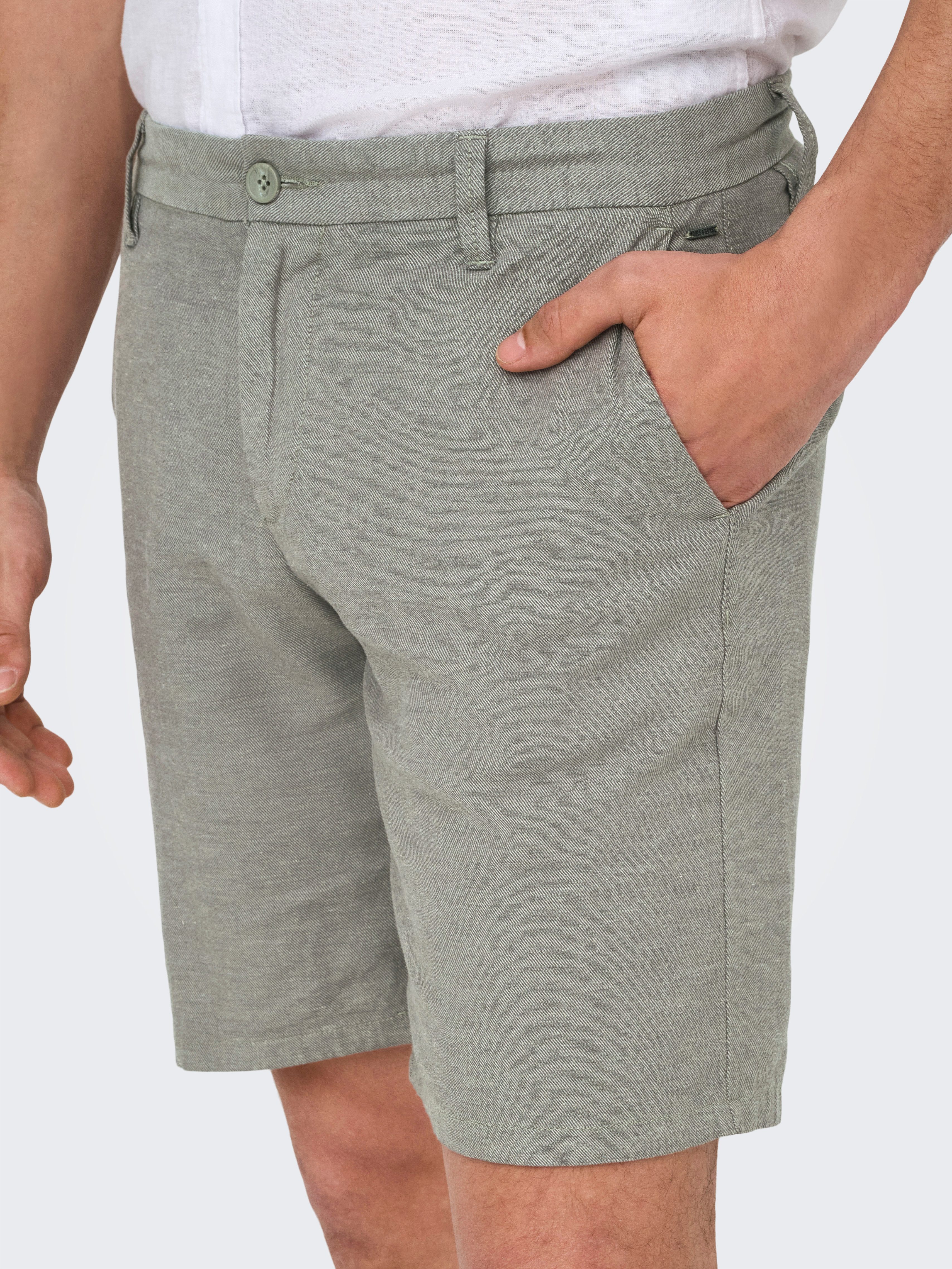 ONLY & SONS Chino-short ONSMARK 0011 COTTON LINEN SHORTS NOOS