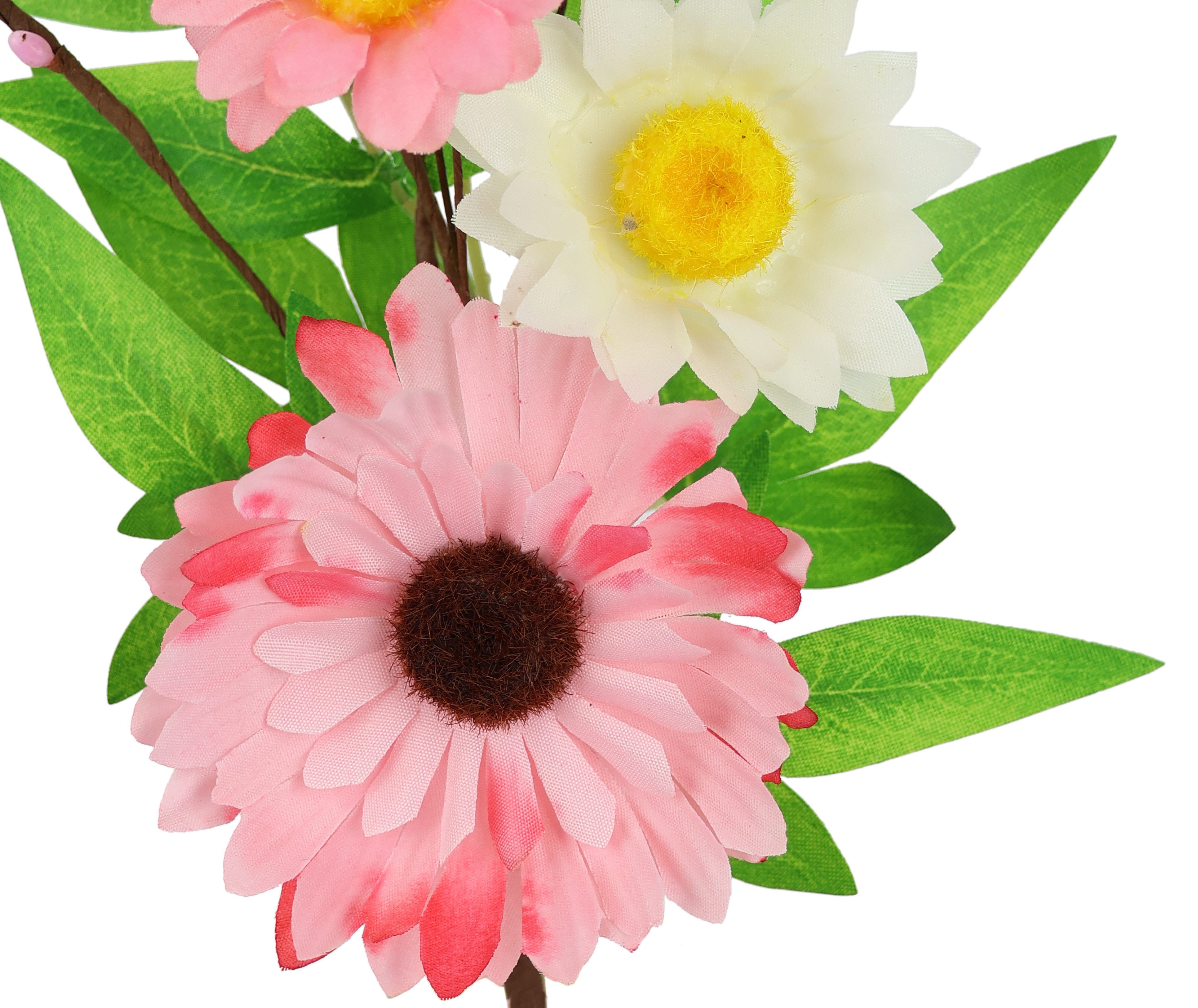 I.GE.A. Kunsttak Decoratieve tak Gerbera Margrieten