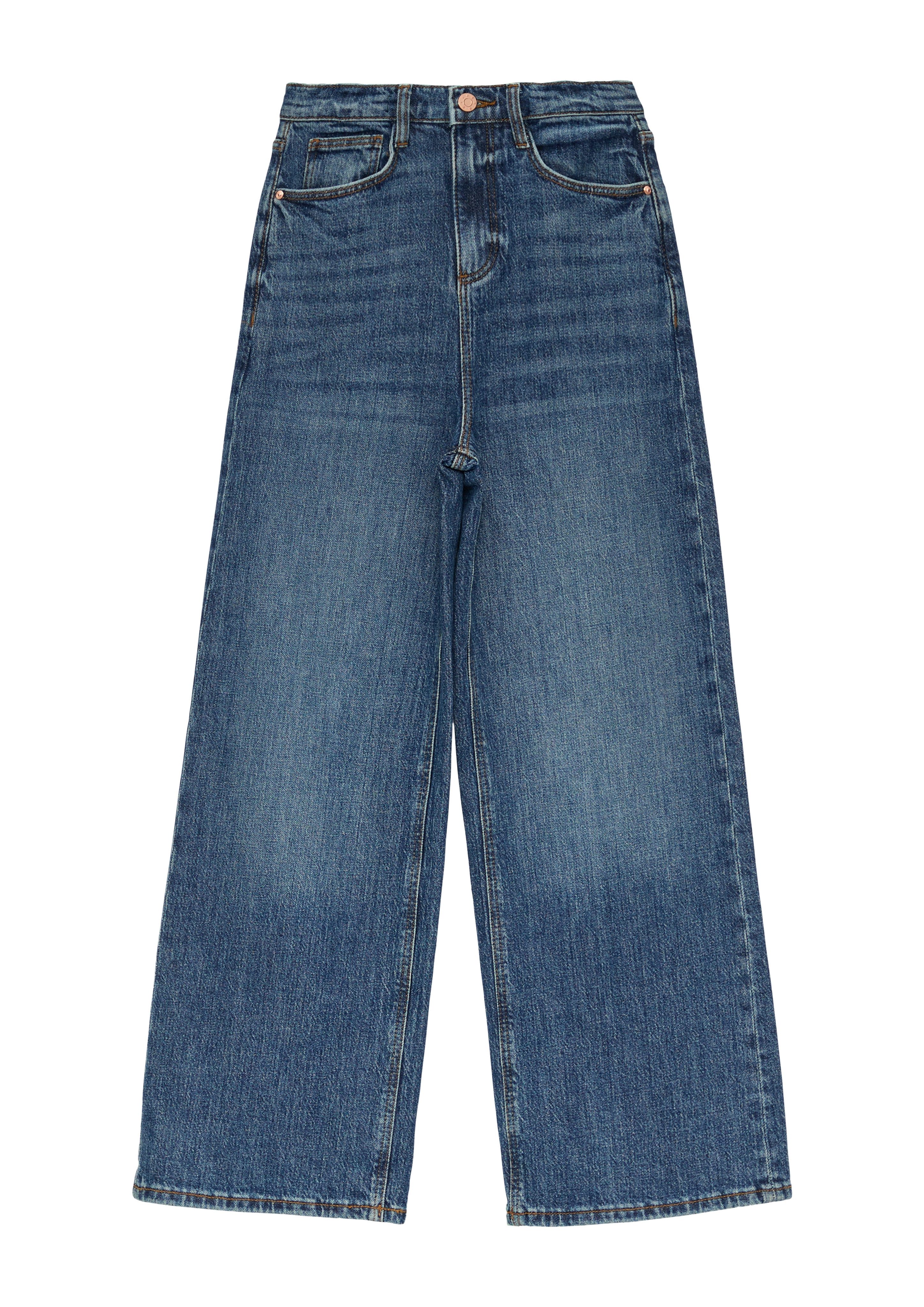 s.Oliver RED LABEL Junior Wijde jeans in five-pocketsstijl