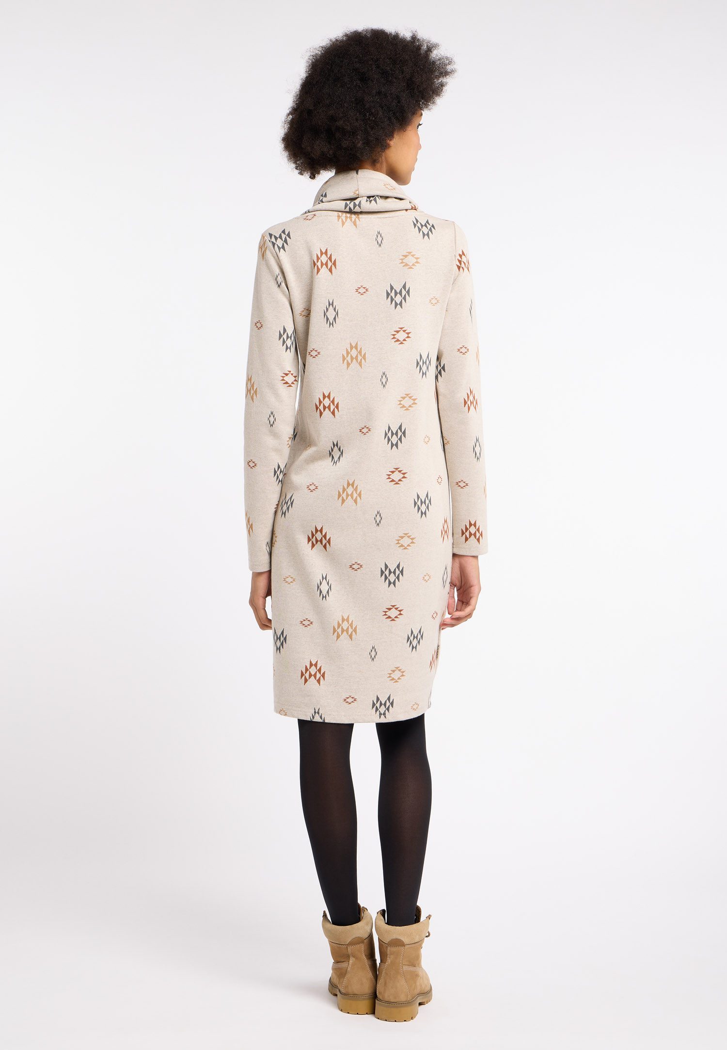 Ragwear Mini-jurk CHLOENETTE met all-over jacquardmotief