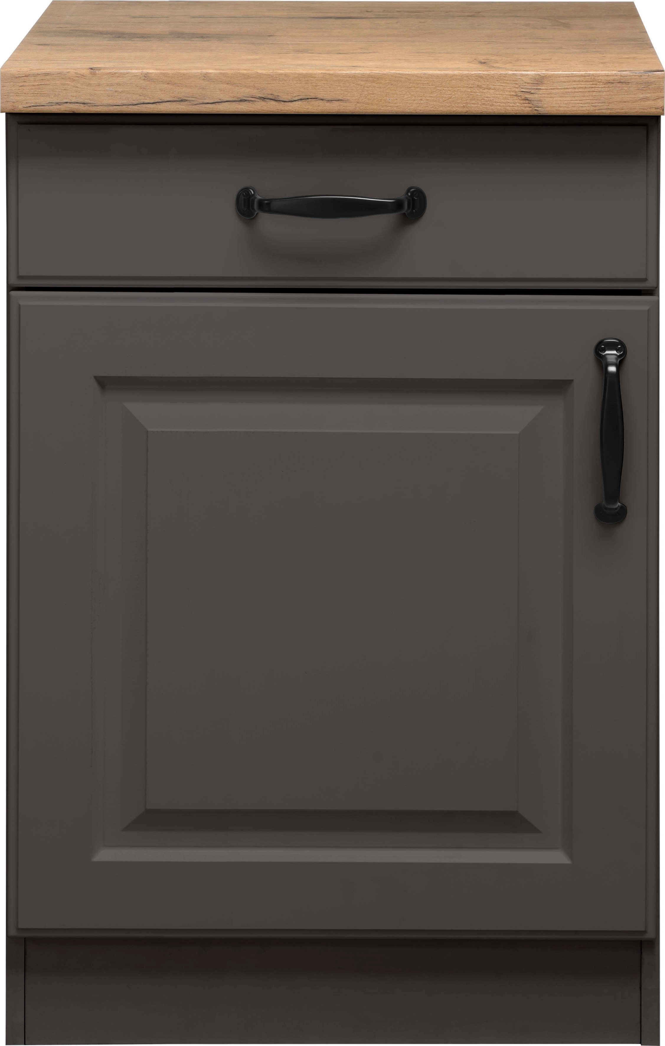 wiho Küchen Onderkast Erla 60 cm breed met vakkenfront
