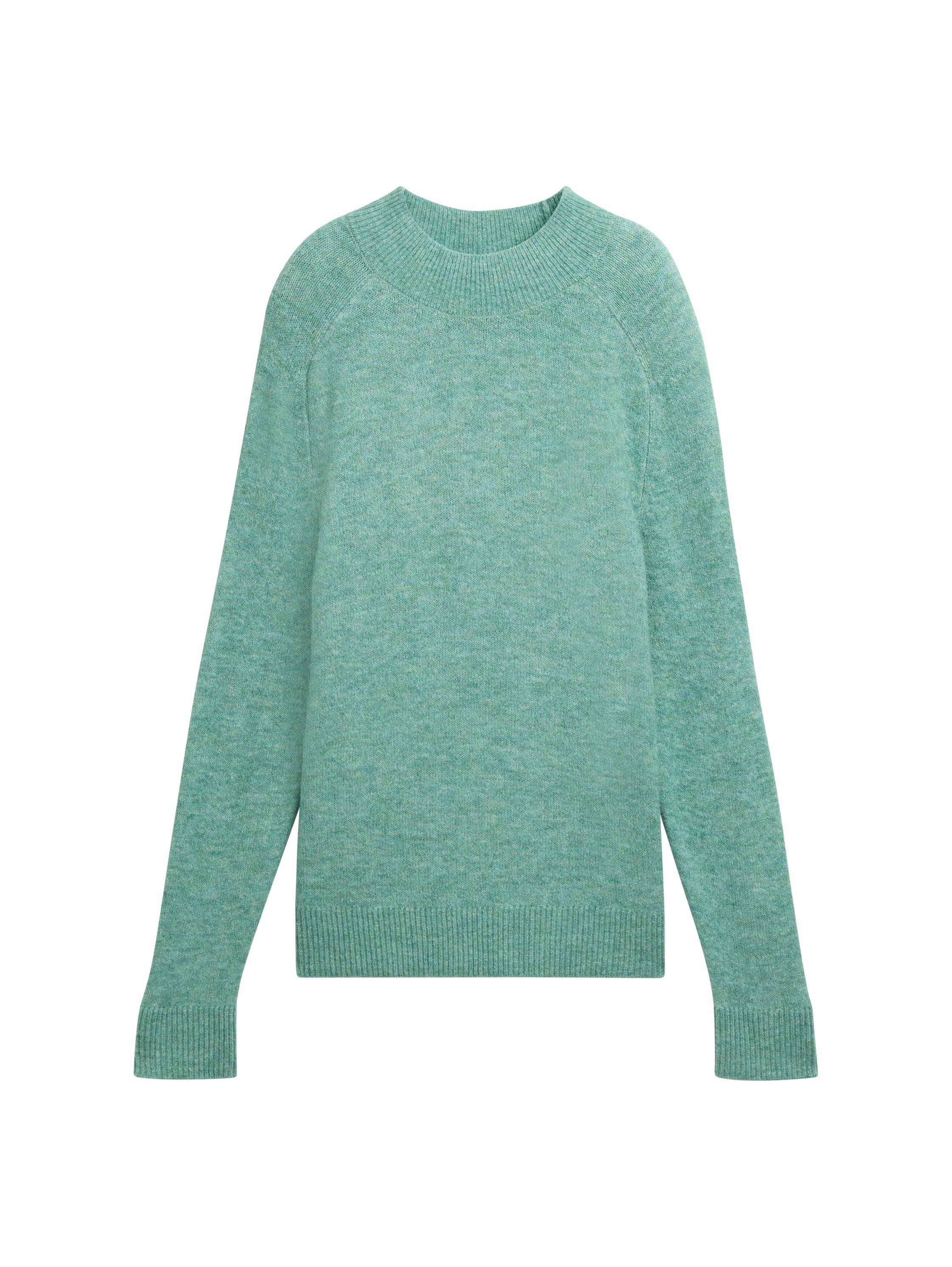Tom Tailor Denim Gebreide trui met extra lange mouwen