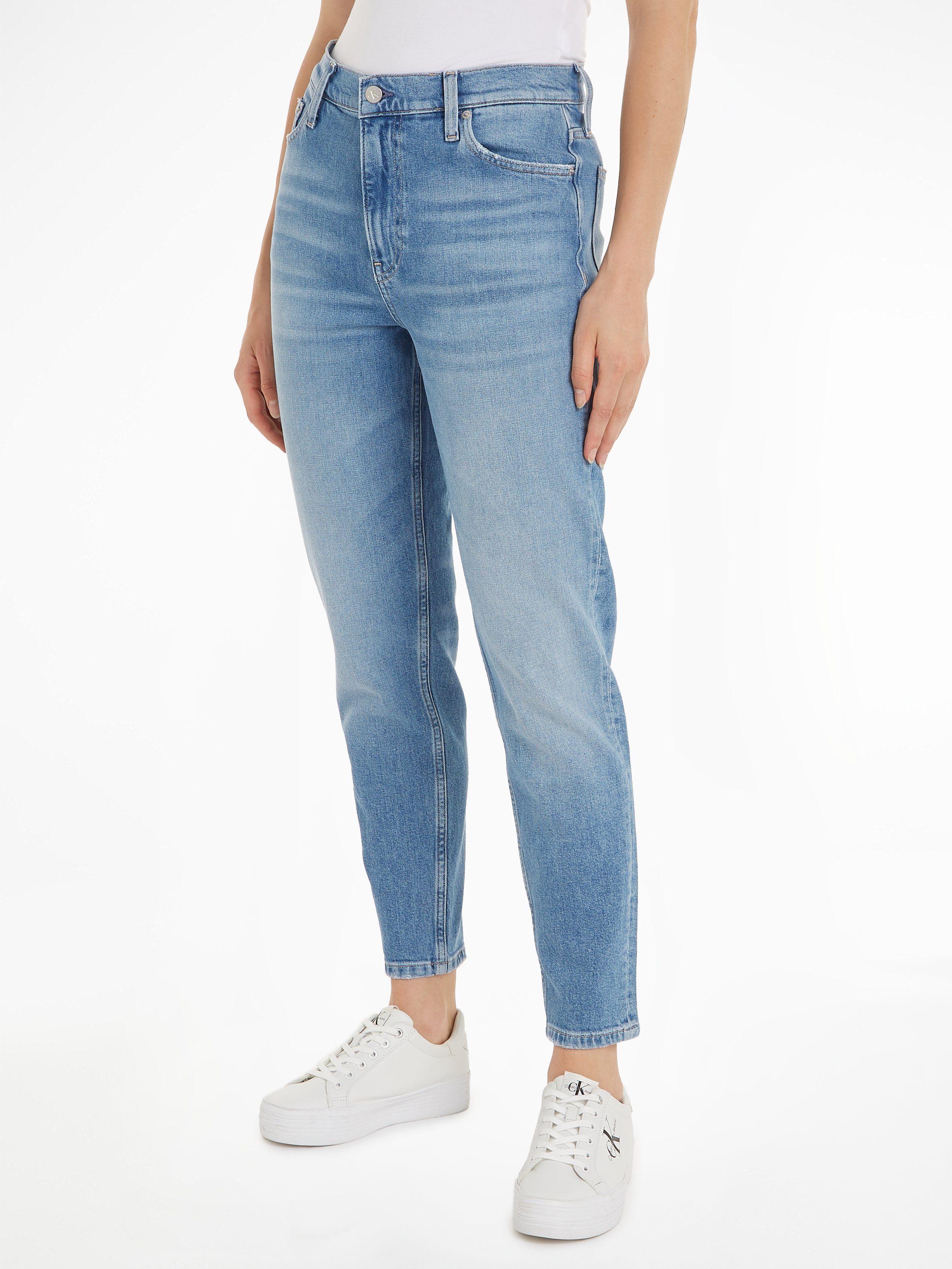 Calvin Klein Mom jeans MOM JEAN met merklabel