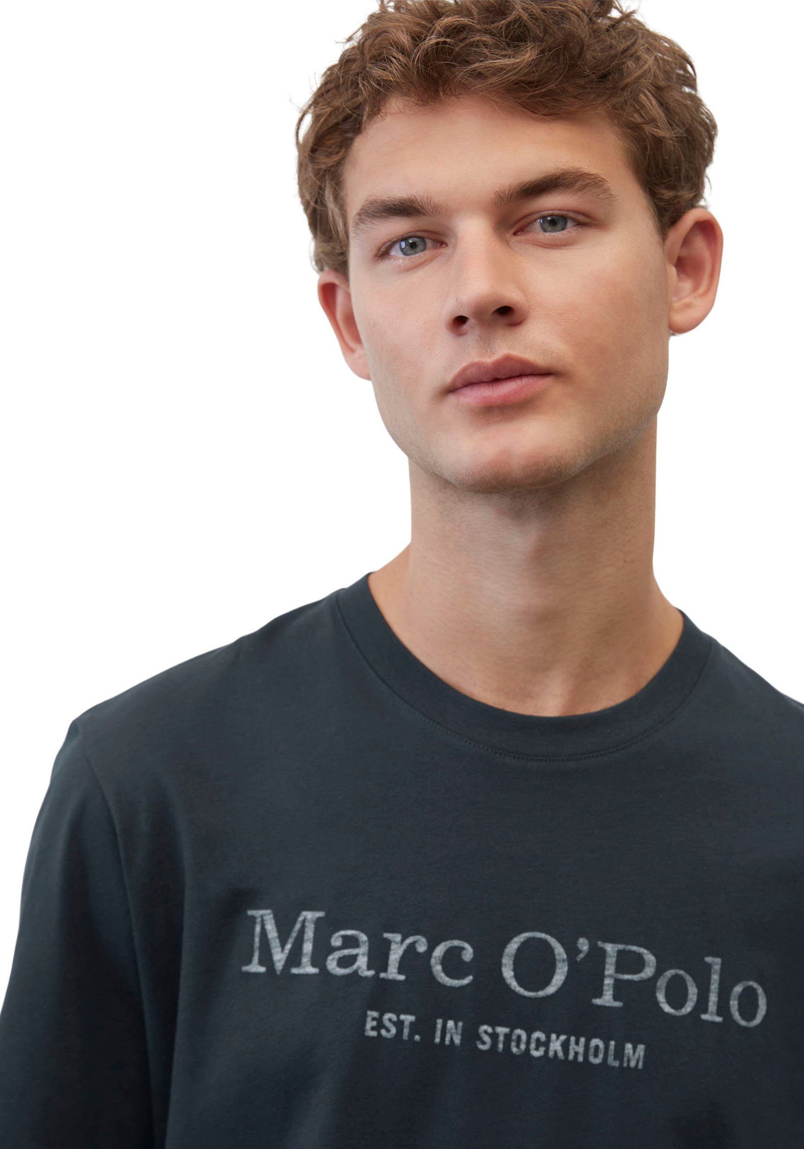 Marc O'Polo T-shirt klassiek logo t-shirt