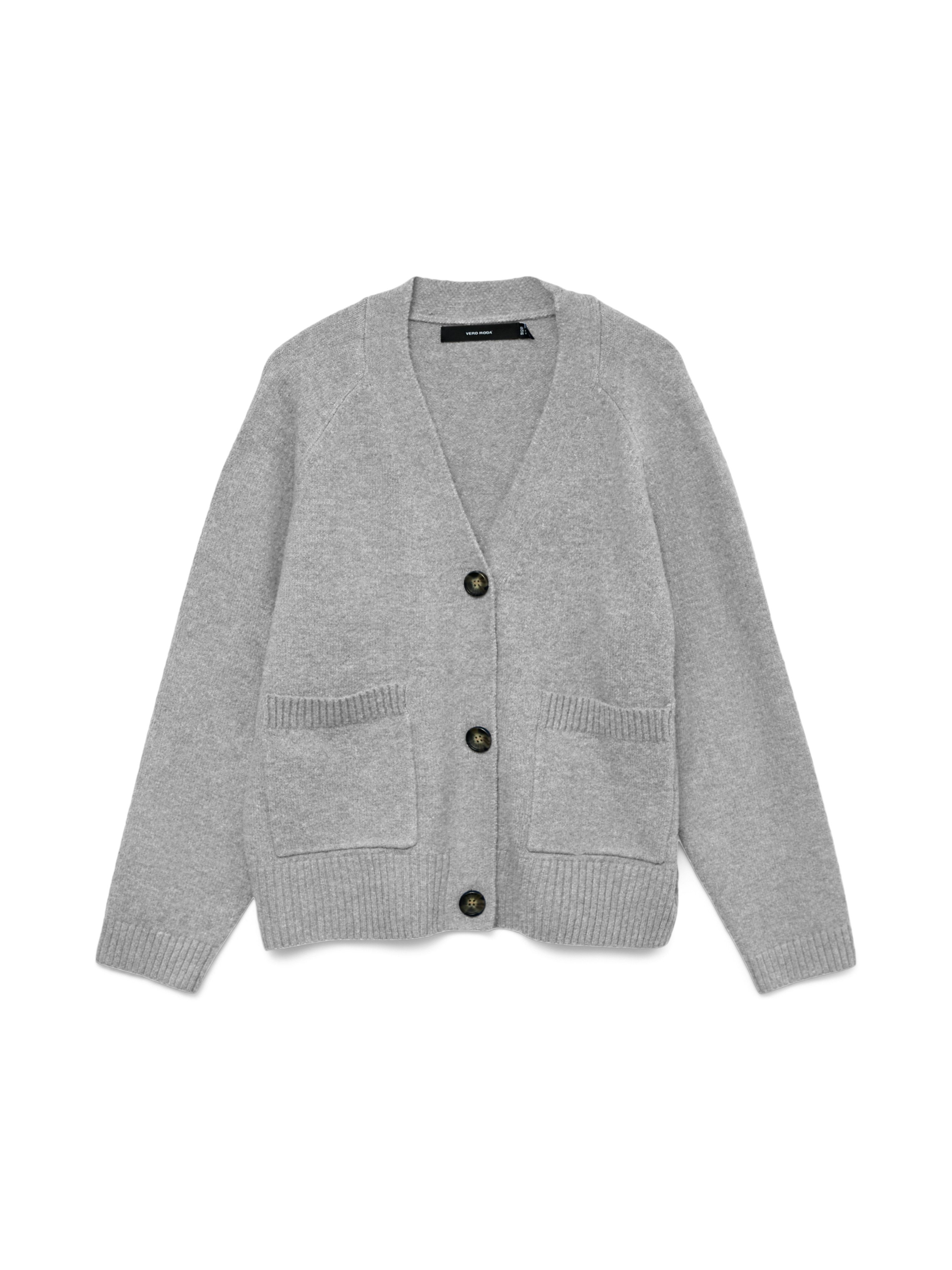 Vero Moda Vest VMBOOM LS V-NECK BUTTON CARDIGAN GA NOOS