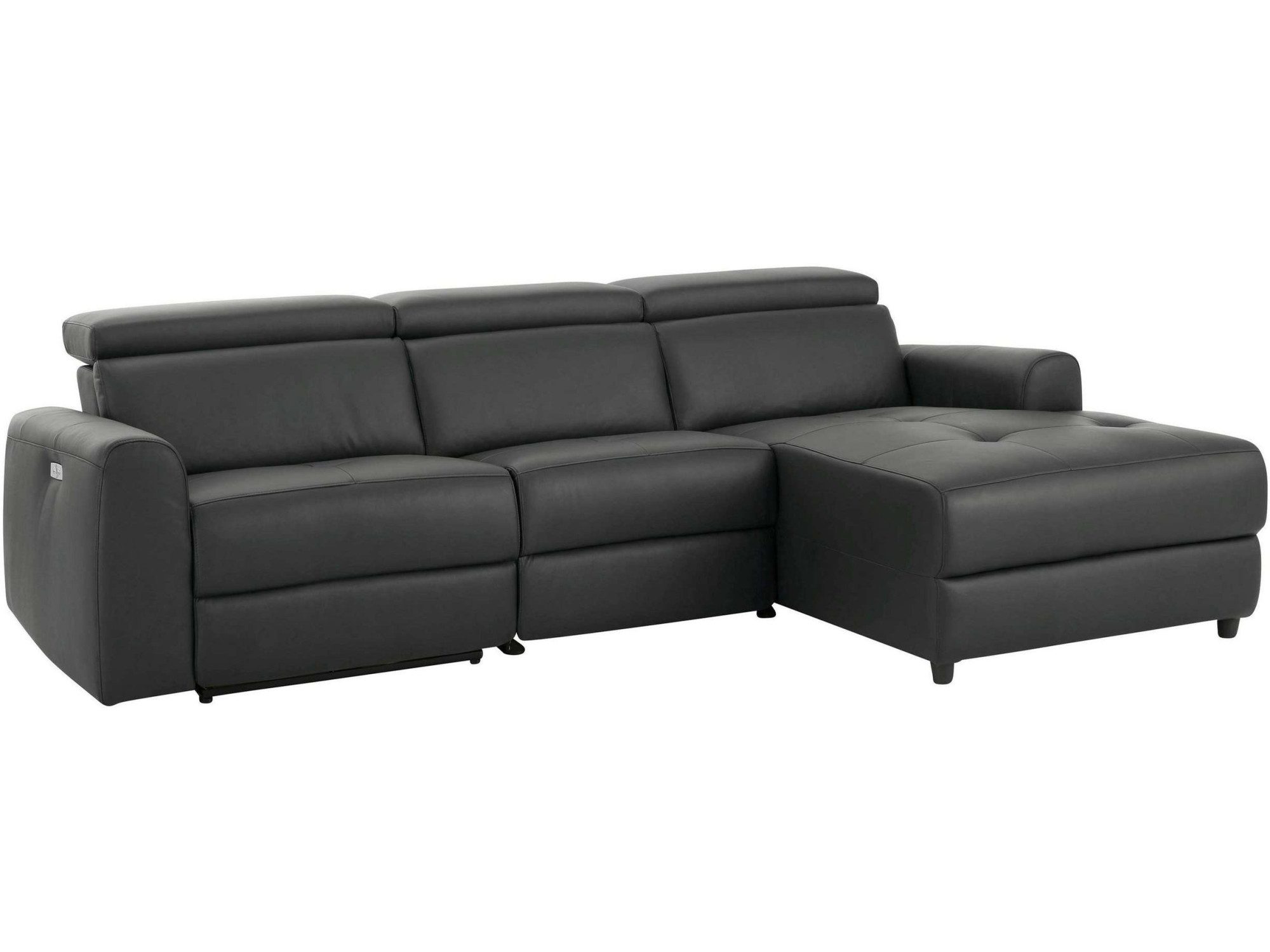 Home affaire Hoekbank Sentrano, L-vorm, 275 cm, man. of electr. relaxfunctie en usb/kopverstelling