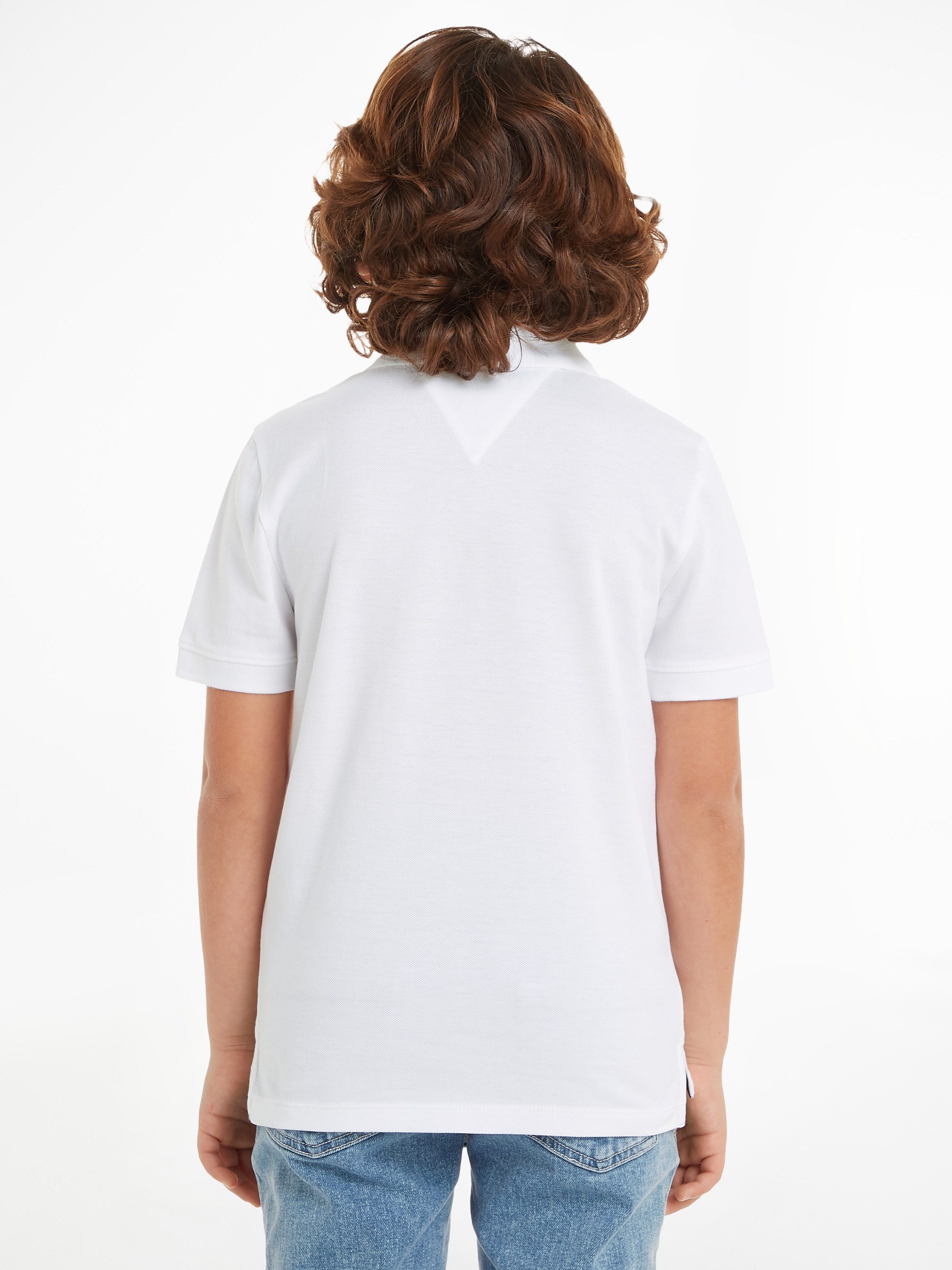 Tommy Hilfiger Poloshirt MONOTYPE REGULAR POLO SS Kinderen tot 16 jaar met logo-opdruk
