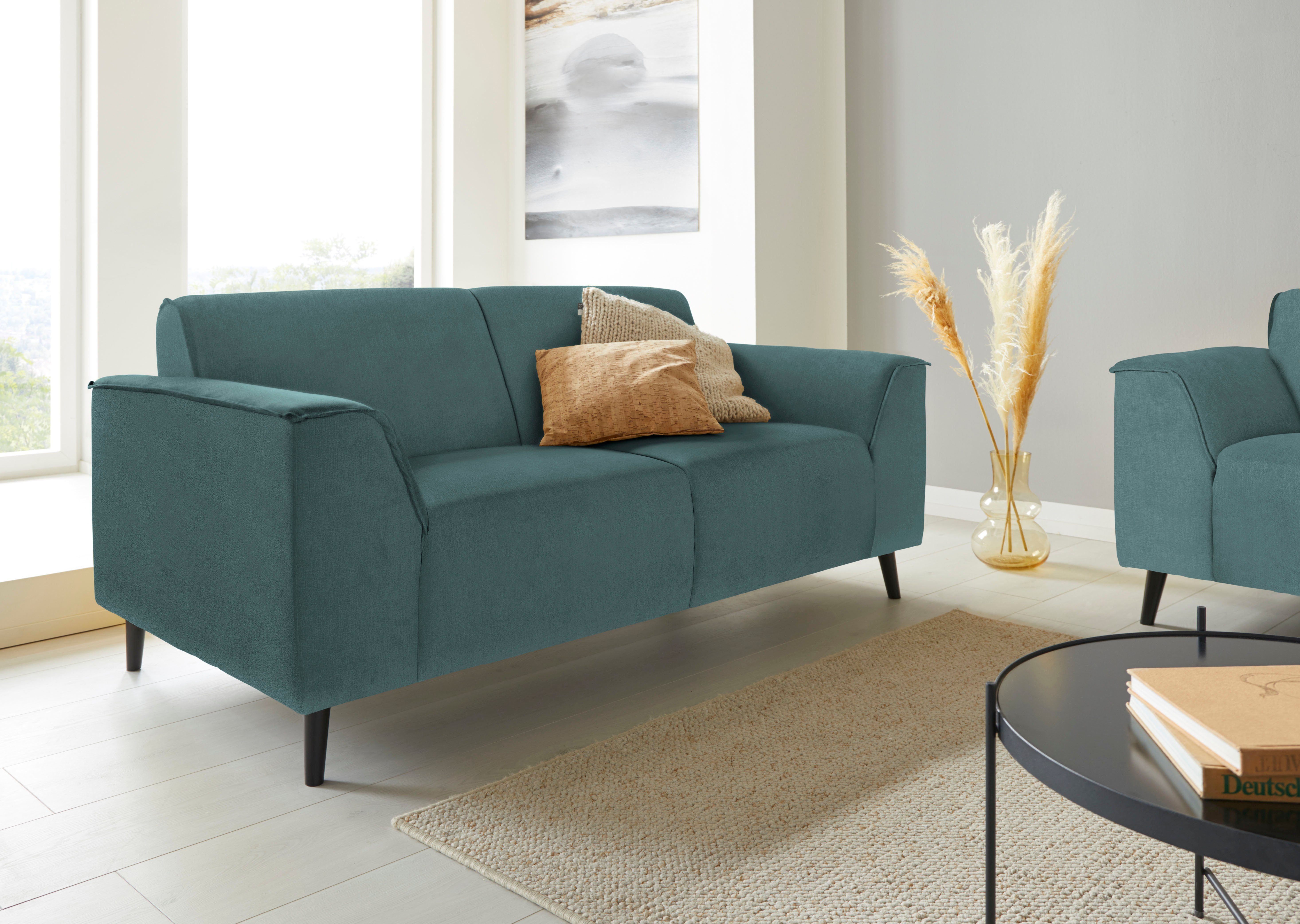 DOMO collection 2-zitsbank Amora moderne vormtaal, geweldige afwerkingsdetails, comfortabel