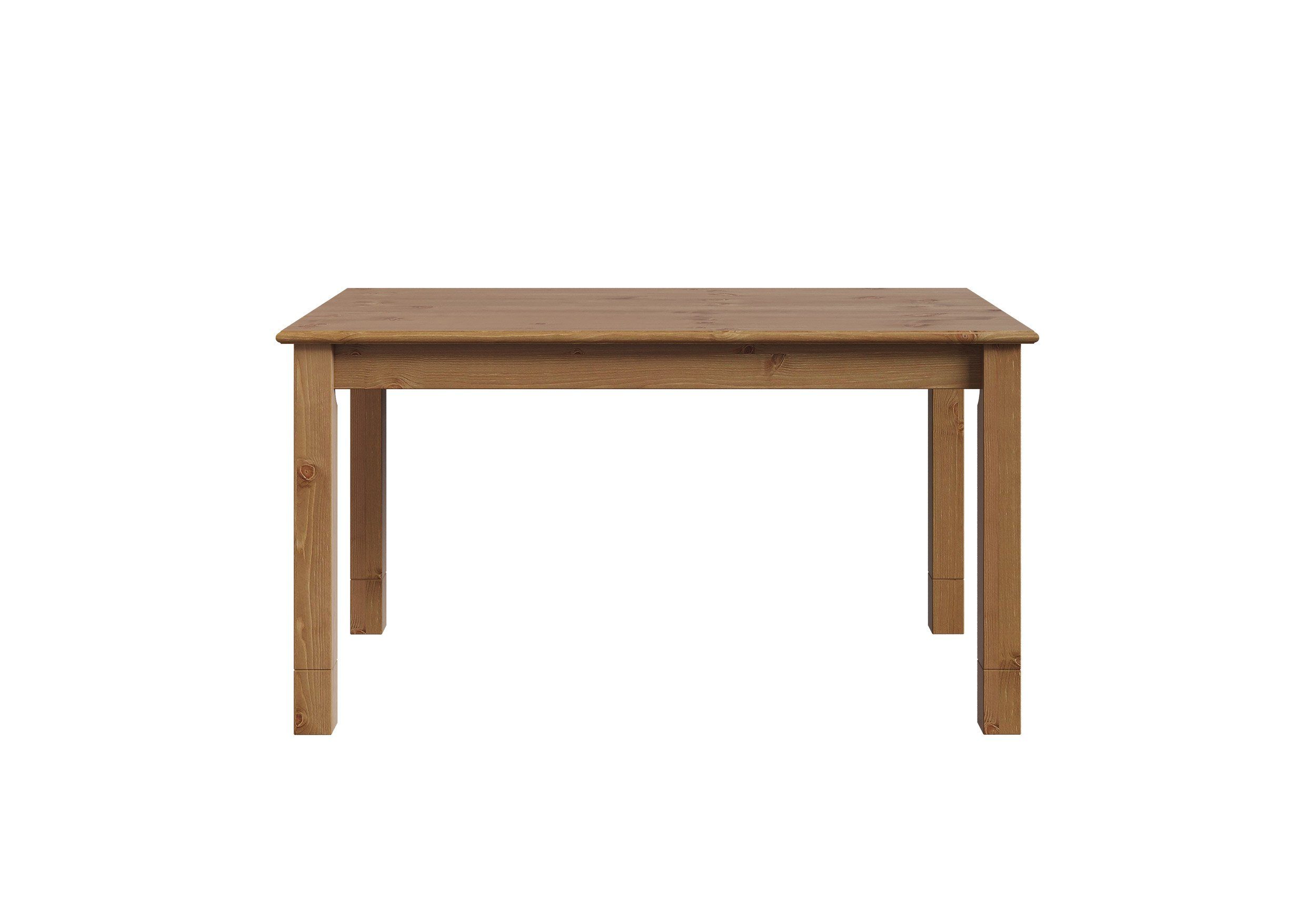 Home affaire Eettafel Rauna Van massief grenen eettafels maat 140 cm x 75 cm x 80 cm