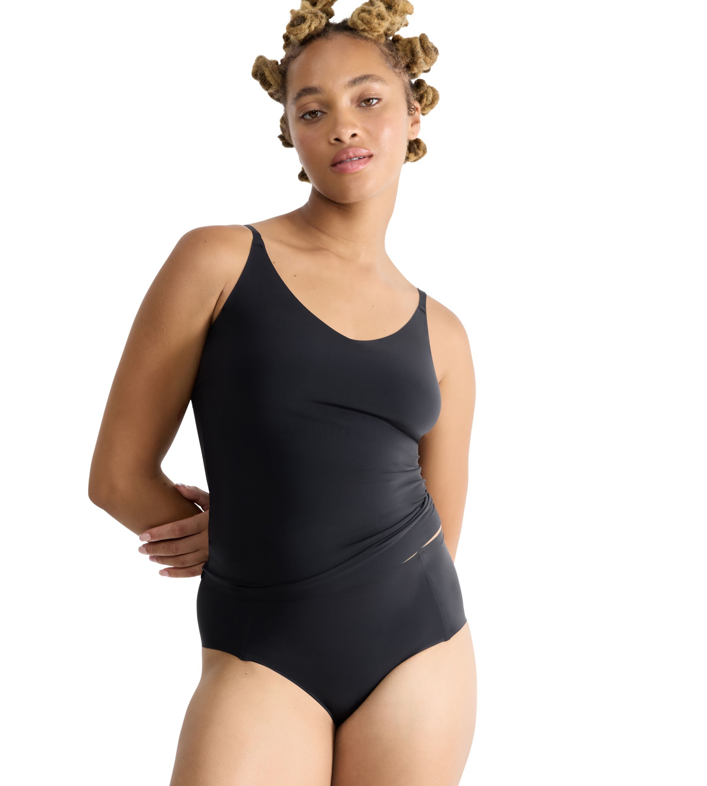 Sloggi Hemd NEU: ZERO Feel 2.0 Spaghetti Top dames spaghettitops maat XXL zwart