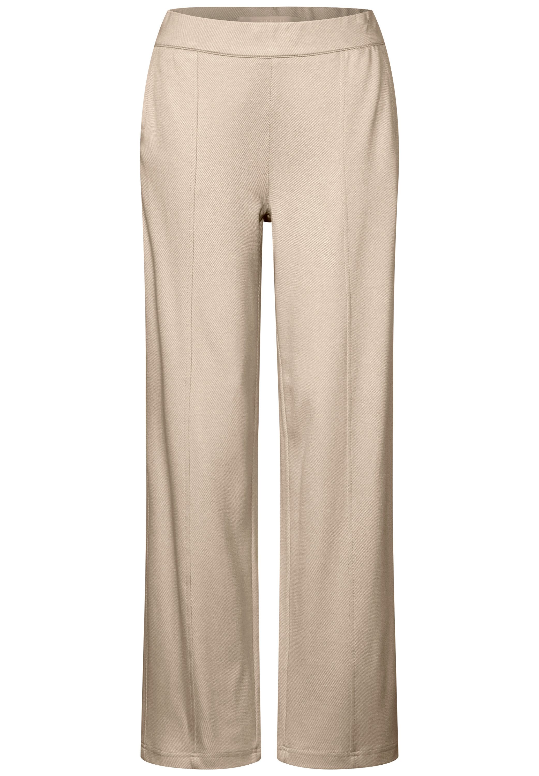 STREET ONE Stoffen broek met zakken opzij