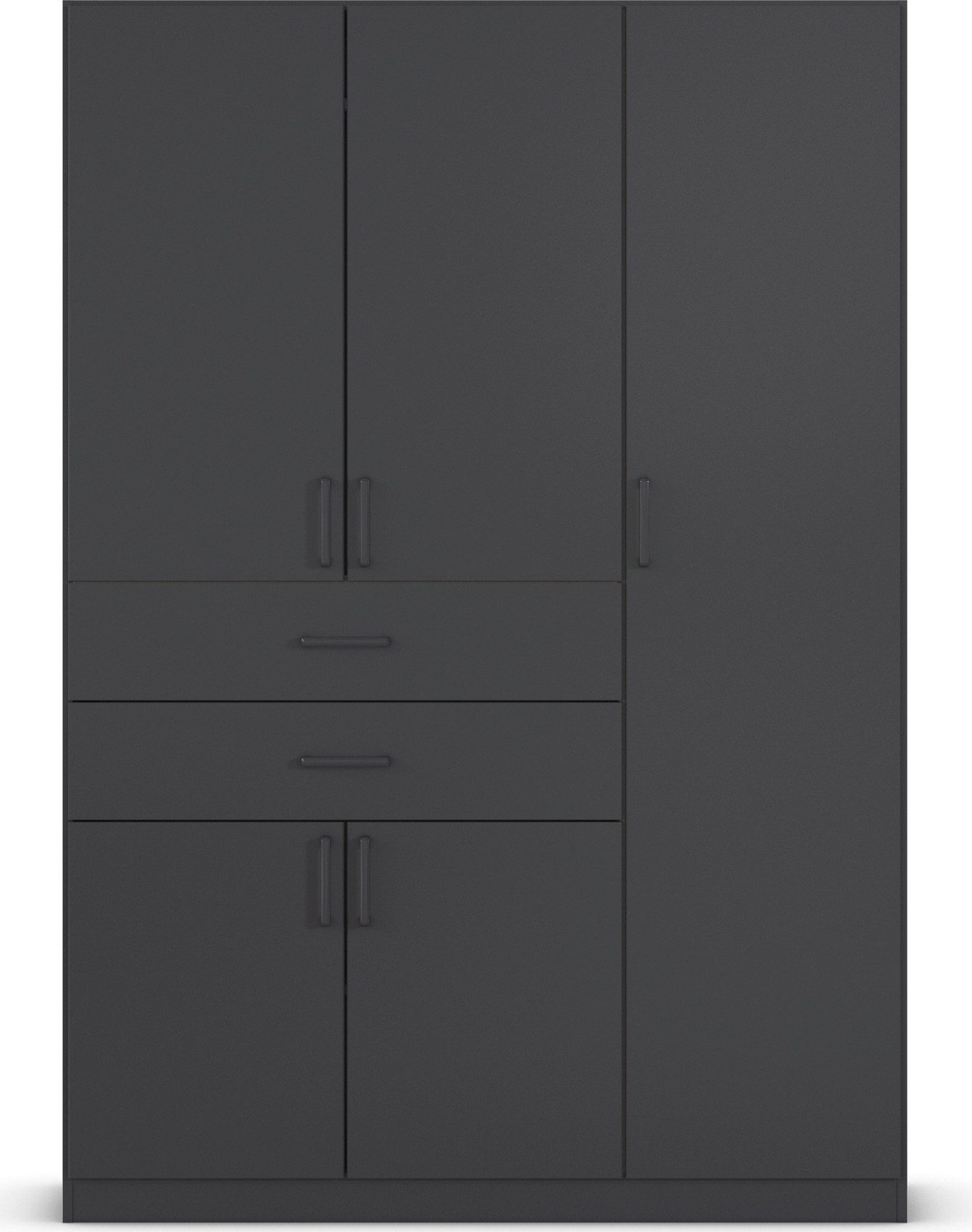 rauch Draaideurkast Kledingkast kast garderobe MAIKA met decor-front 2 lades, in verschillende breedtes, hoogtes, kleuren, made in germany