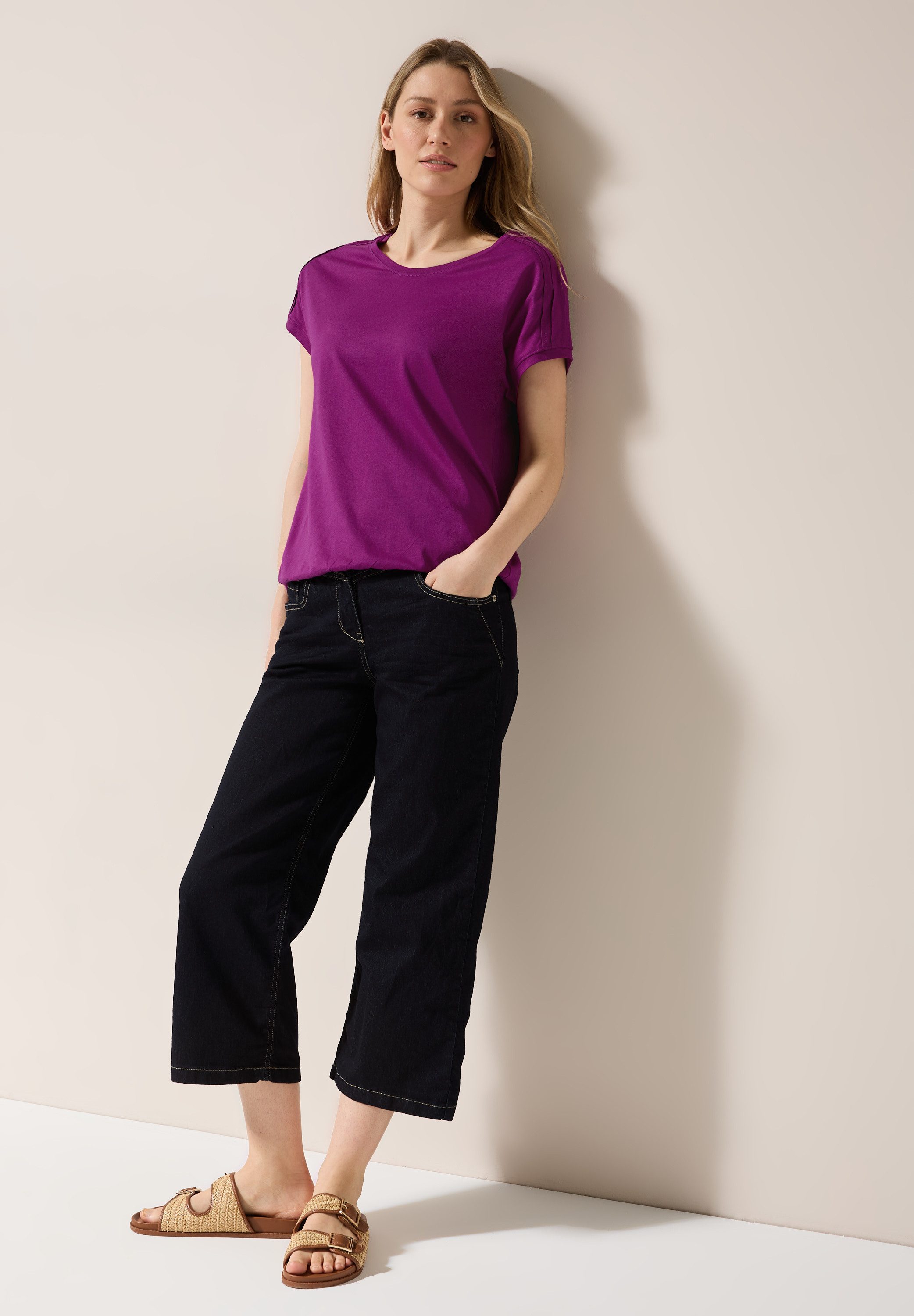 Cecil T-shirt met elastische taille